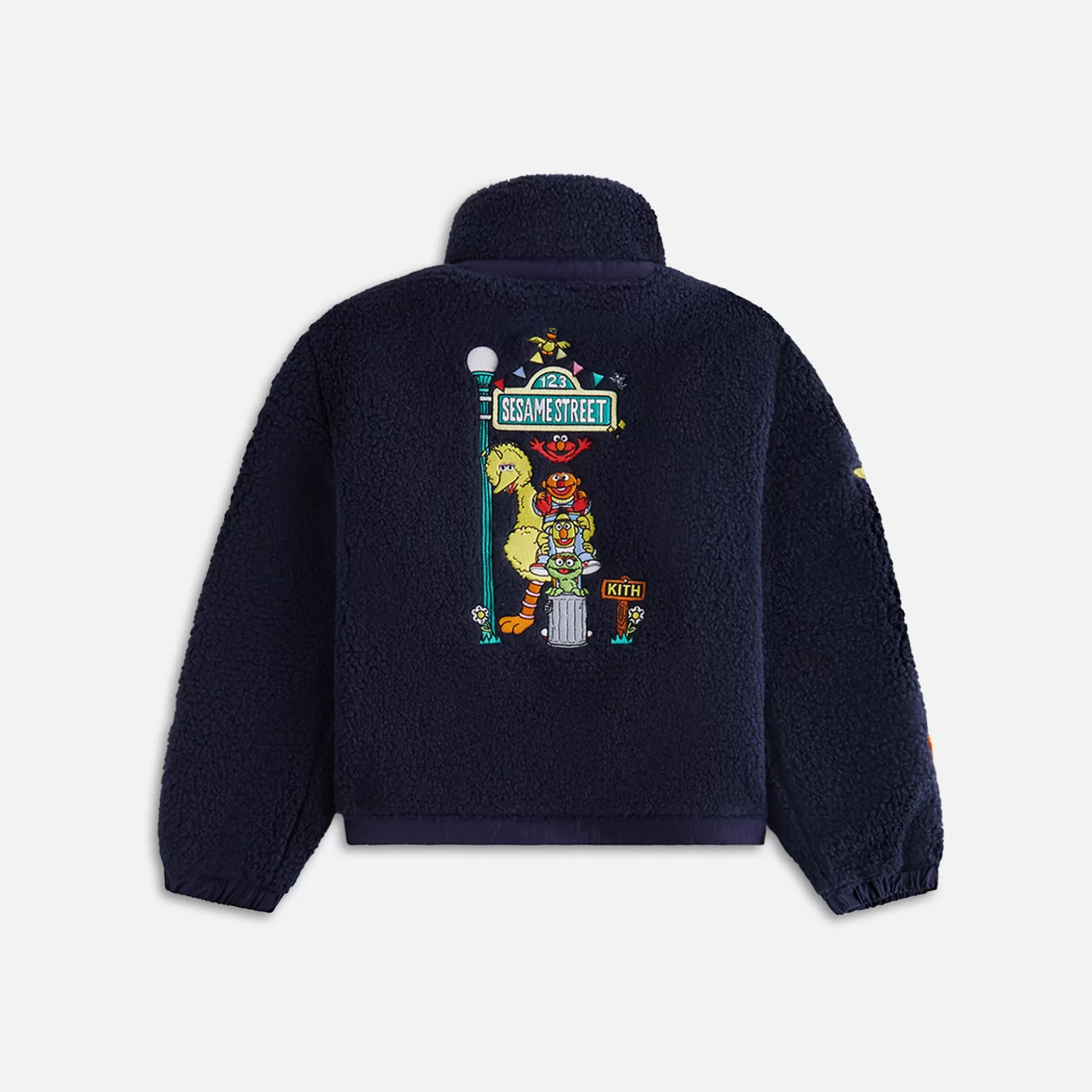 Discount Kith Kids for Sesame Street Sherpa Jacket Nocturnal