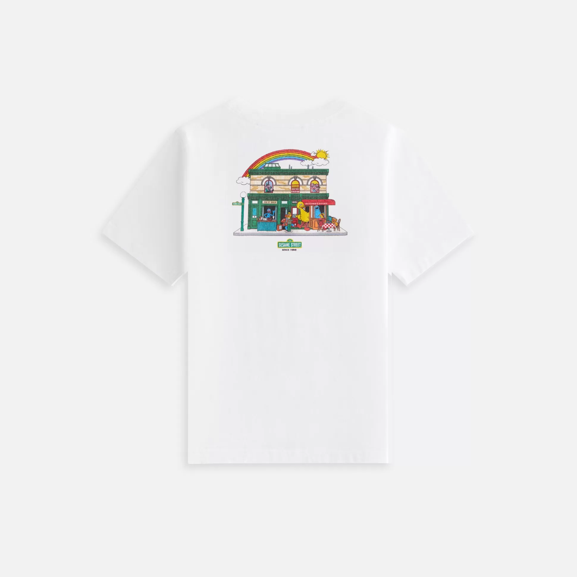 Best Sale Kith Kids for Sesame Street Store Tee White