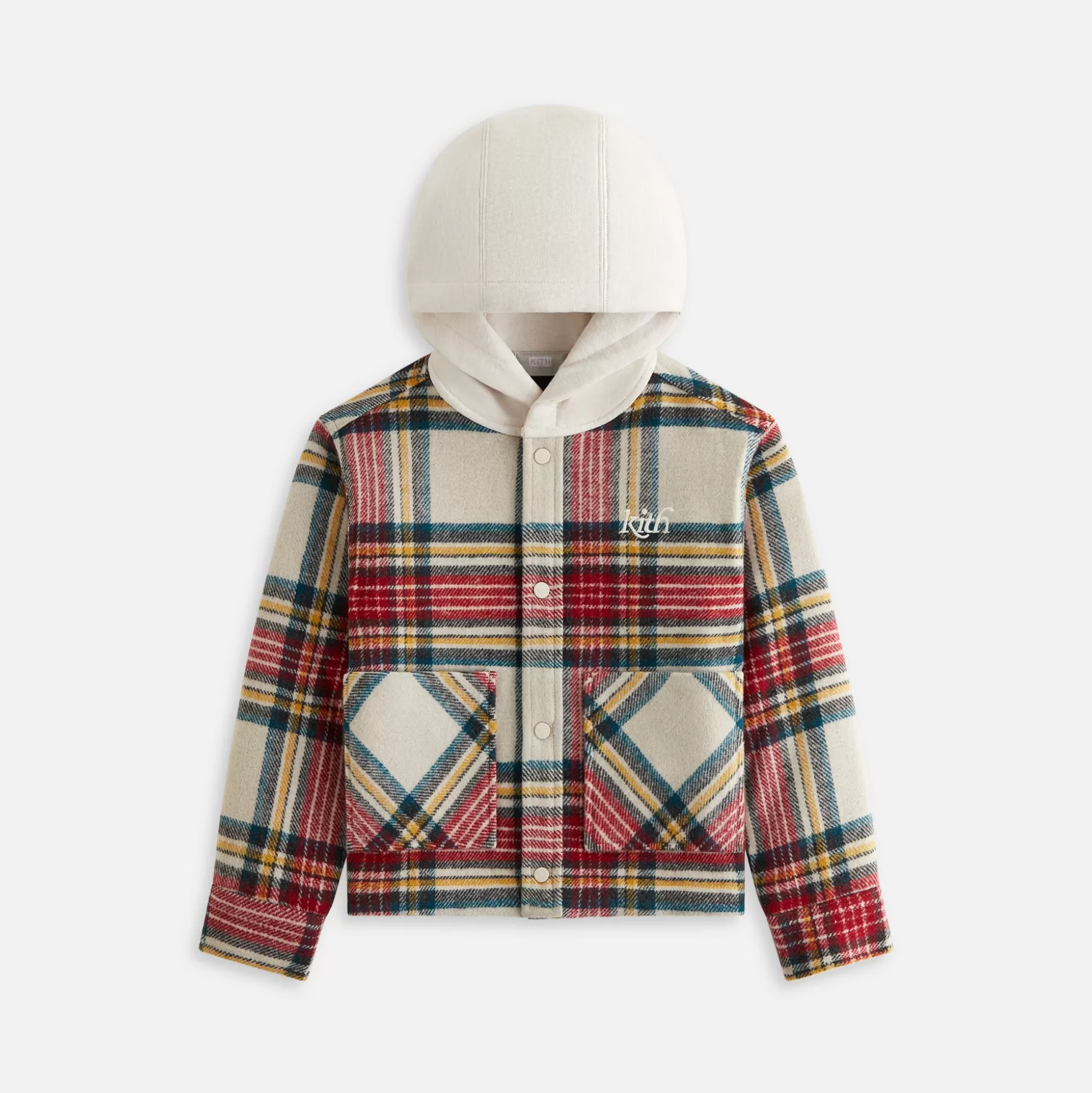 Best Sale Kith Kids Hooded Ginza Shacket Waffle