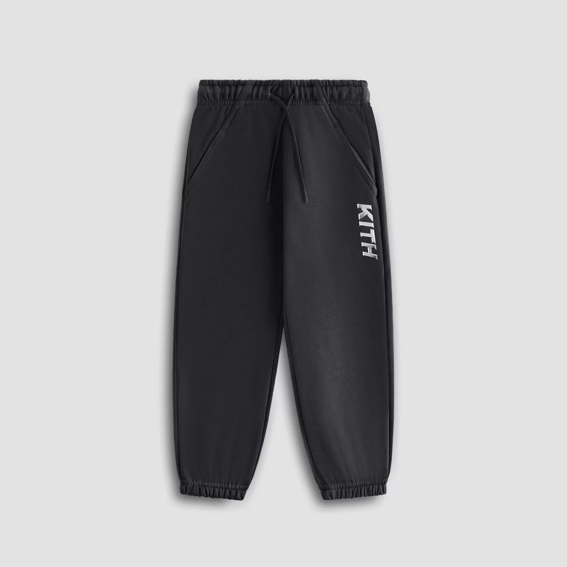 Store Kith Kids Novelty Logo Nelson Sweatpant Black