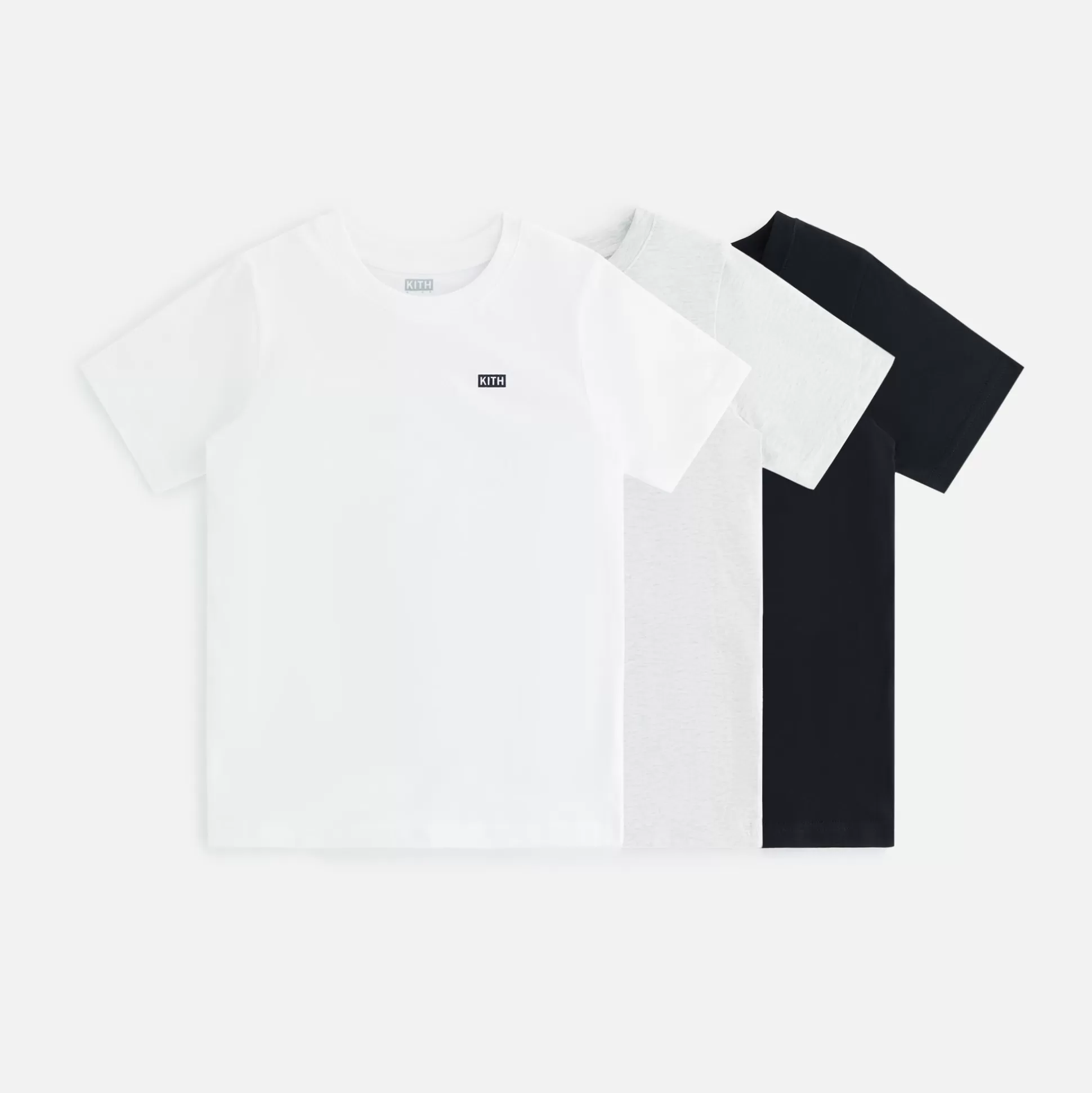 New Kith Kids 3-Pack Core Tee Black