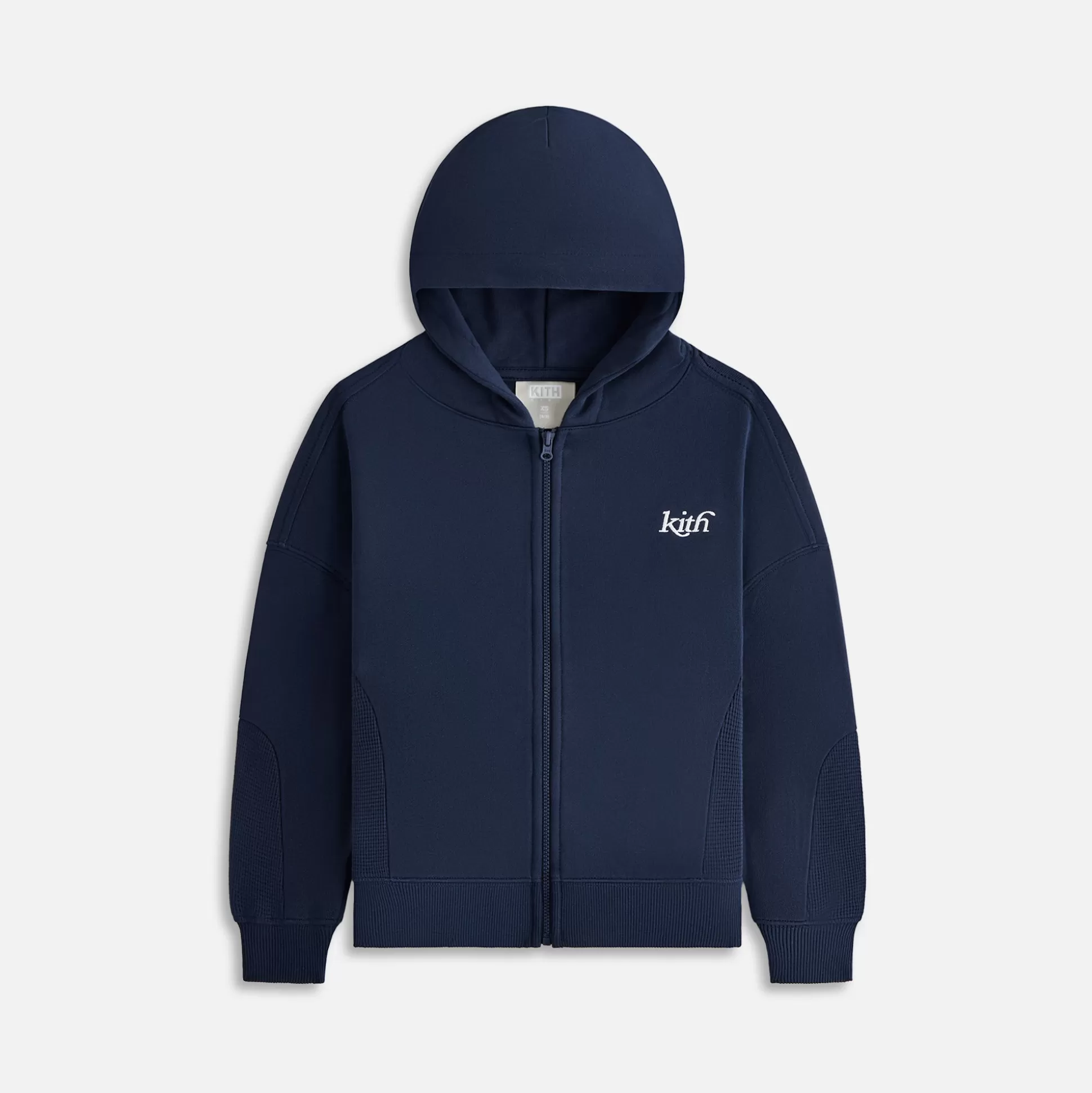 Discount Kith Kids Pieced Nelson Full Zip Hoodie Nocturnal