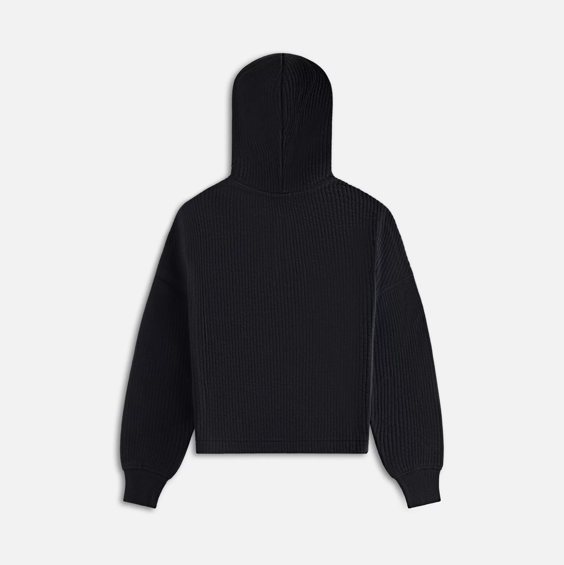 Best Kith Kids Quilted Harrison Hoodie Black