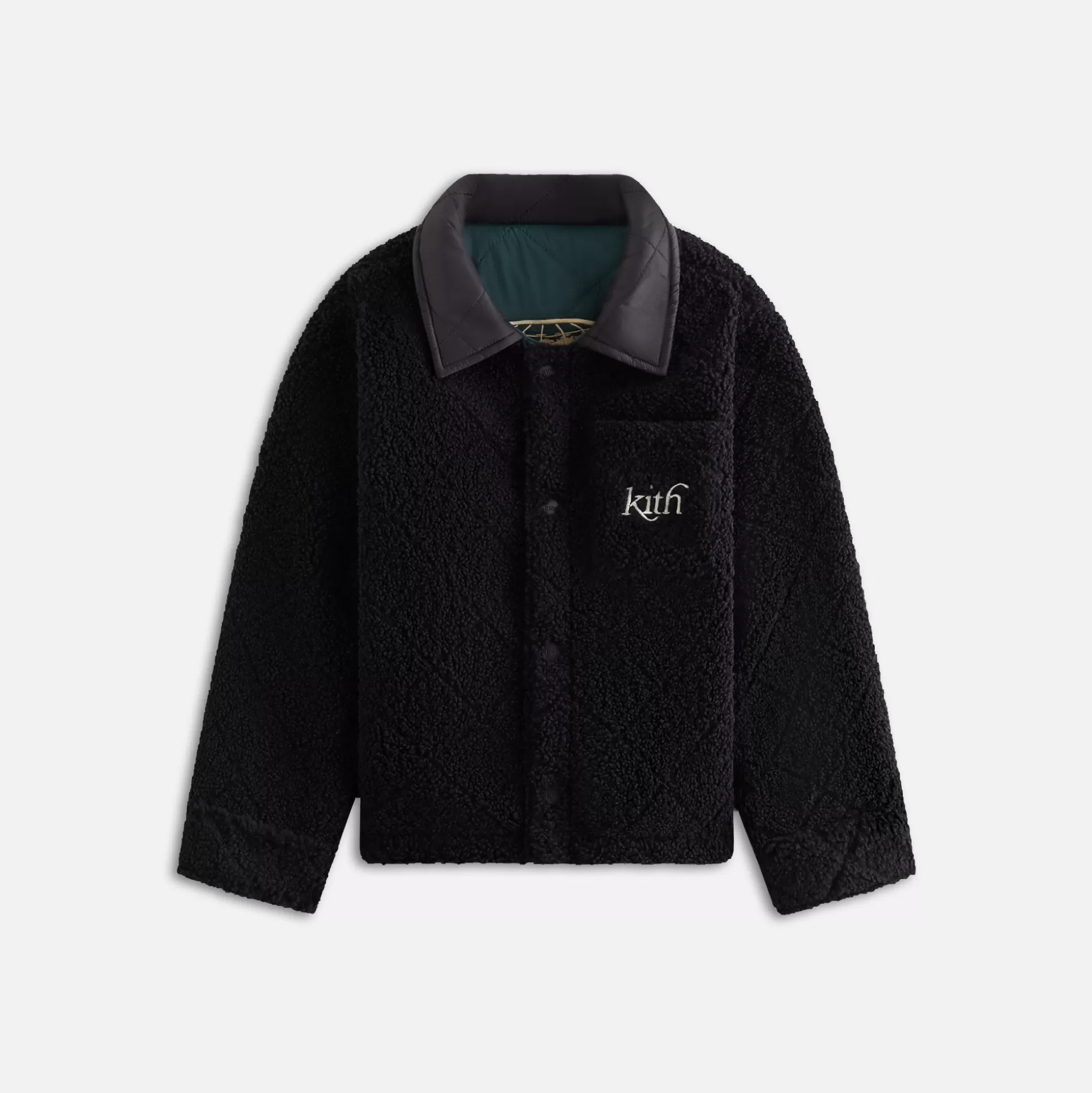 Fashion Kith Kids Reversible Ora Shacket Black