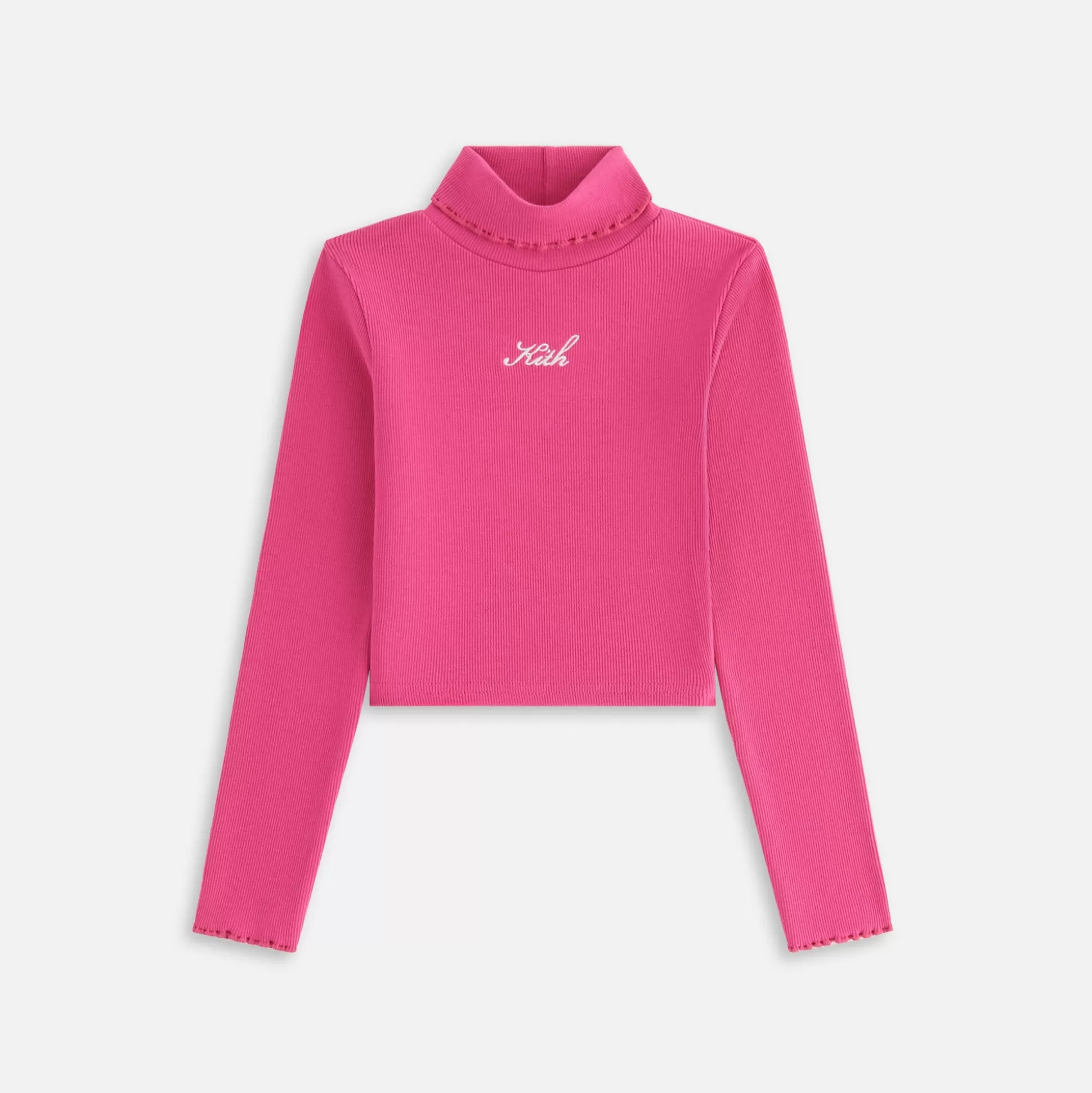 Fashion Kith Kids Ribbed Turtleneck Camellia