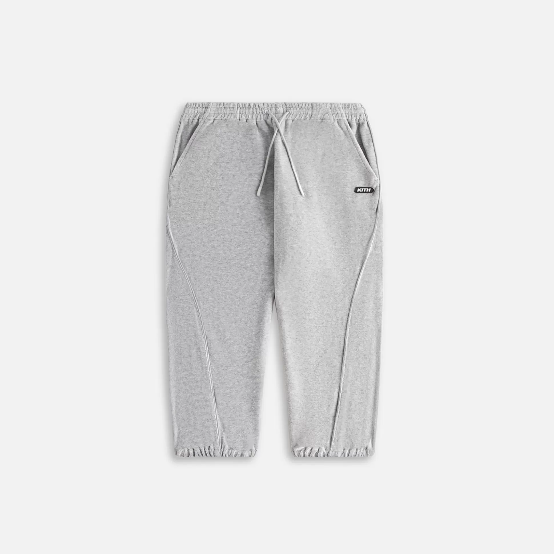 Outlet Kith Kids Velour Track Pant Heather Grey