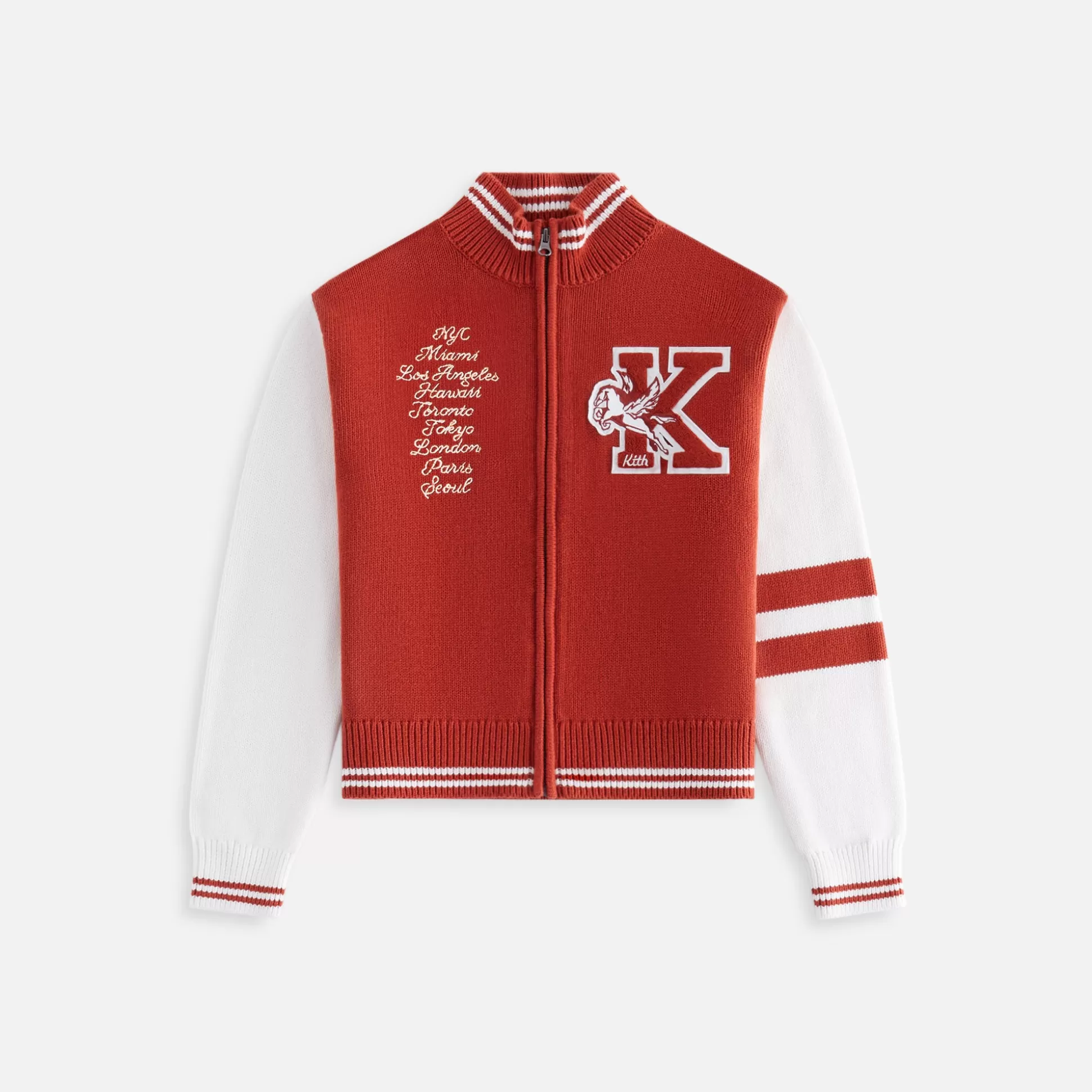 Fashion Kith Kids Wyona Varsity Sweater Orchard