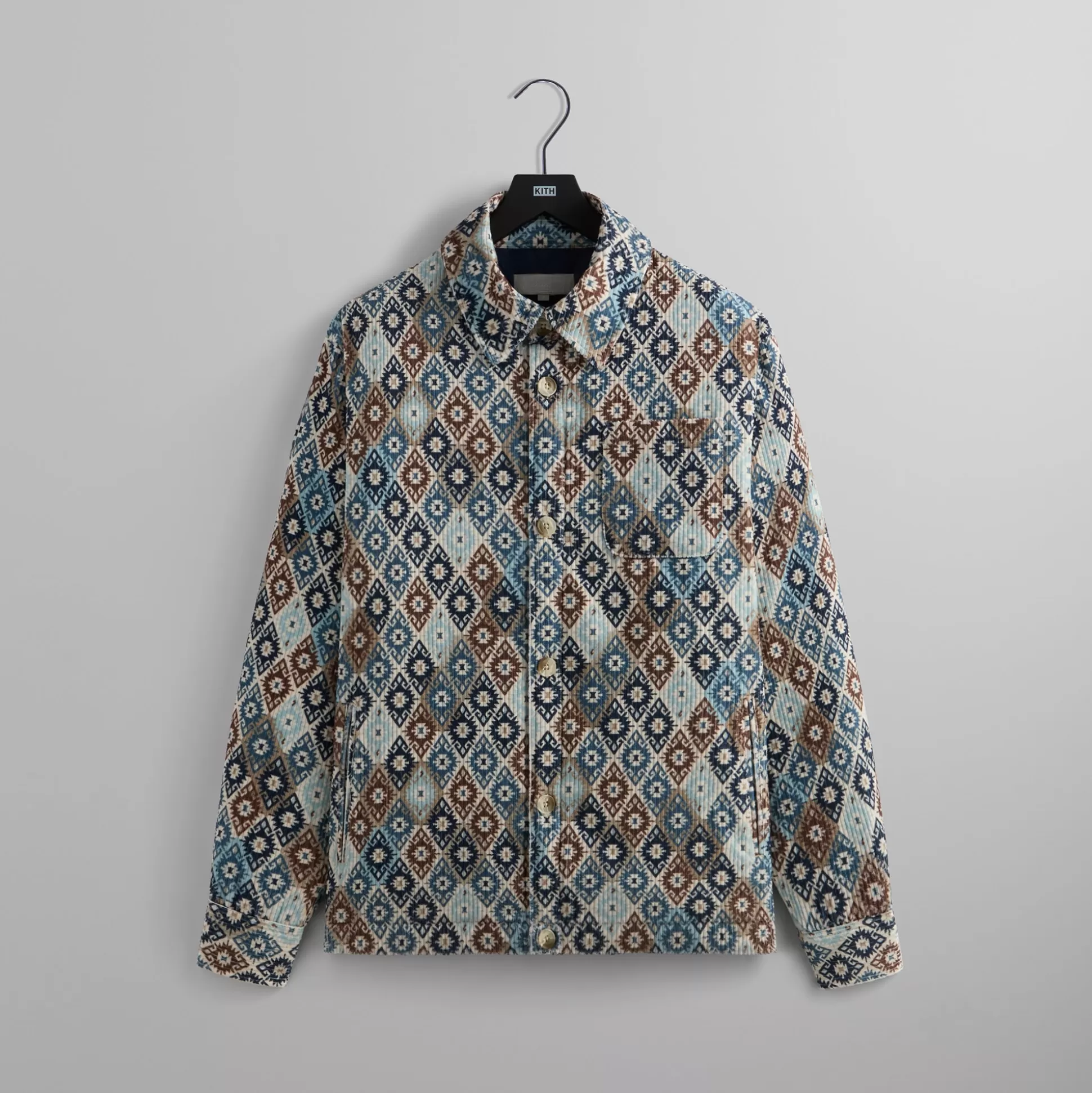 Fashion Kith Kilim Mosaic Brixton Puffed Shirt Jacket Muslin