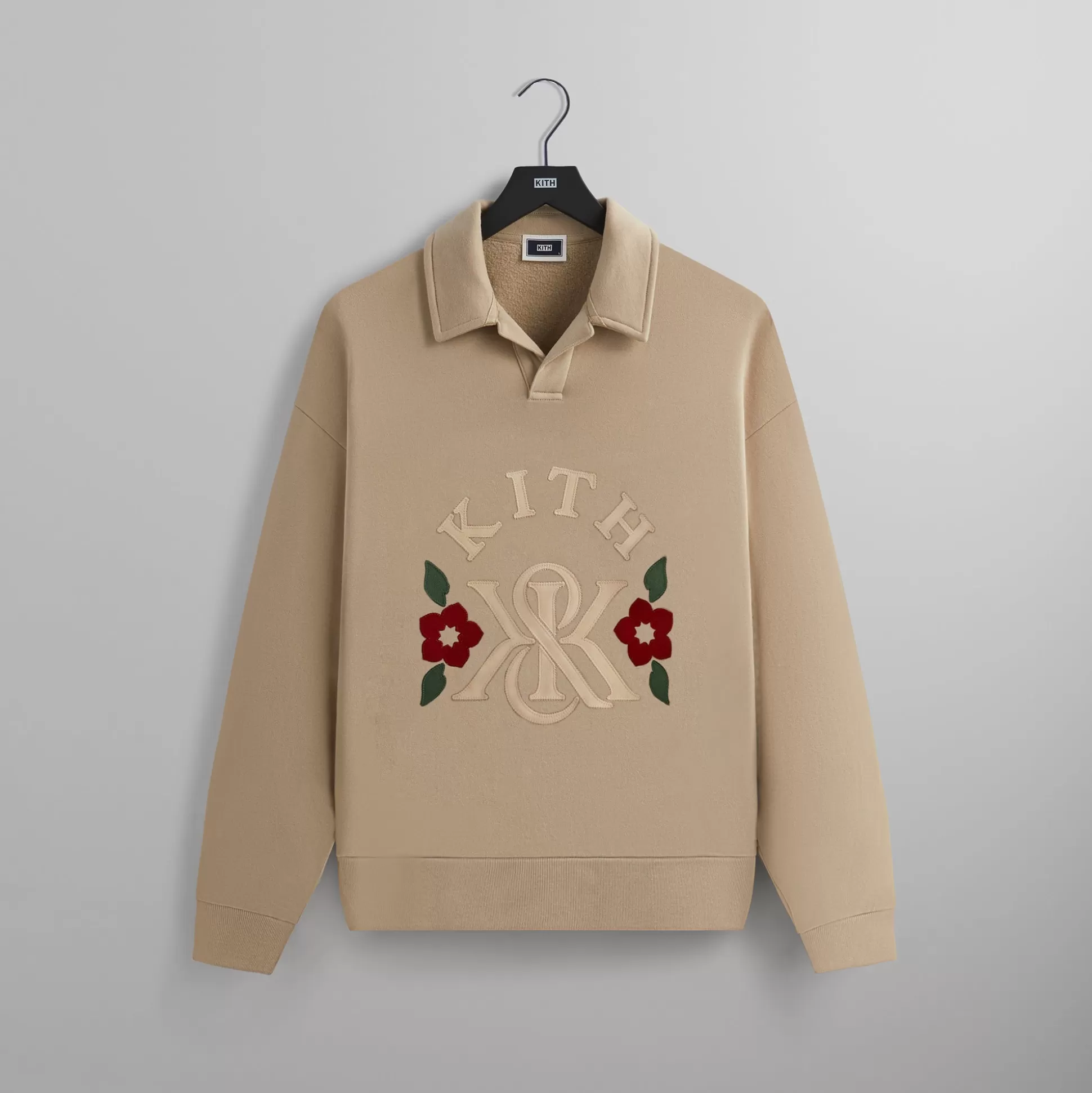 Outlet Kith K&K Applique Nelson Collared Rugby Canvas