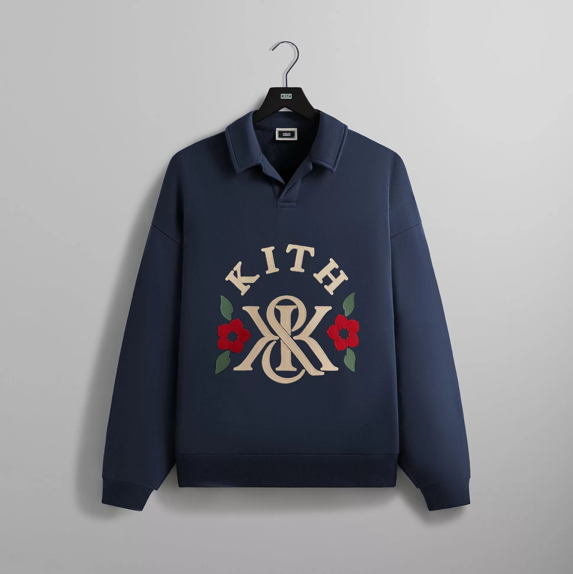 Sale Kith K&K Applique Nelson Collared Rugby Nocturnal