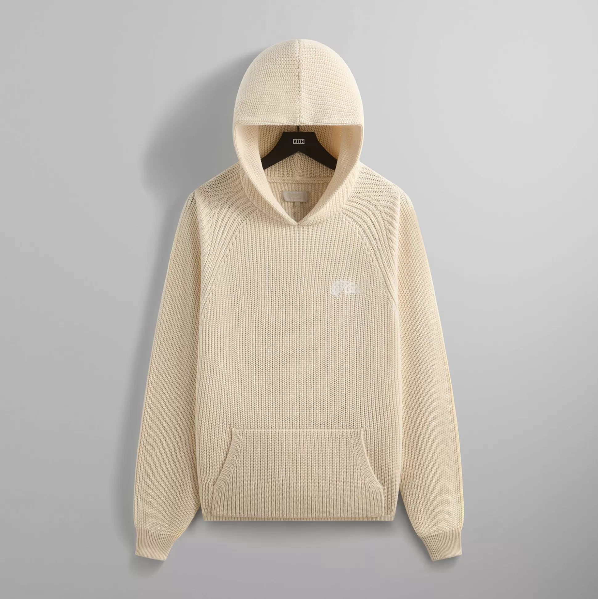 Shop Kith Knit Miles Hoodie Sandrift