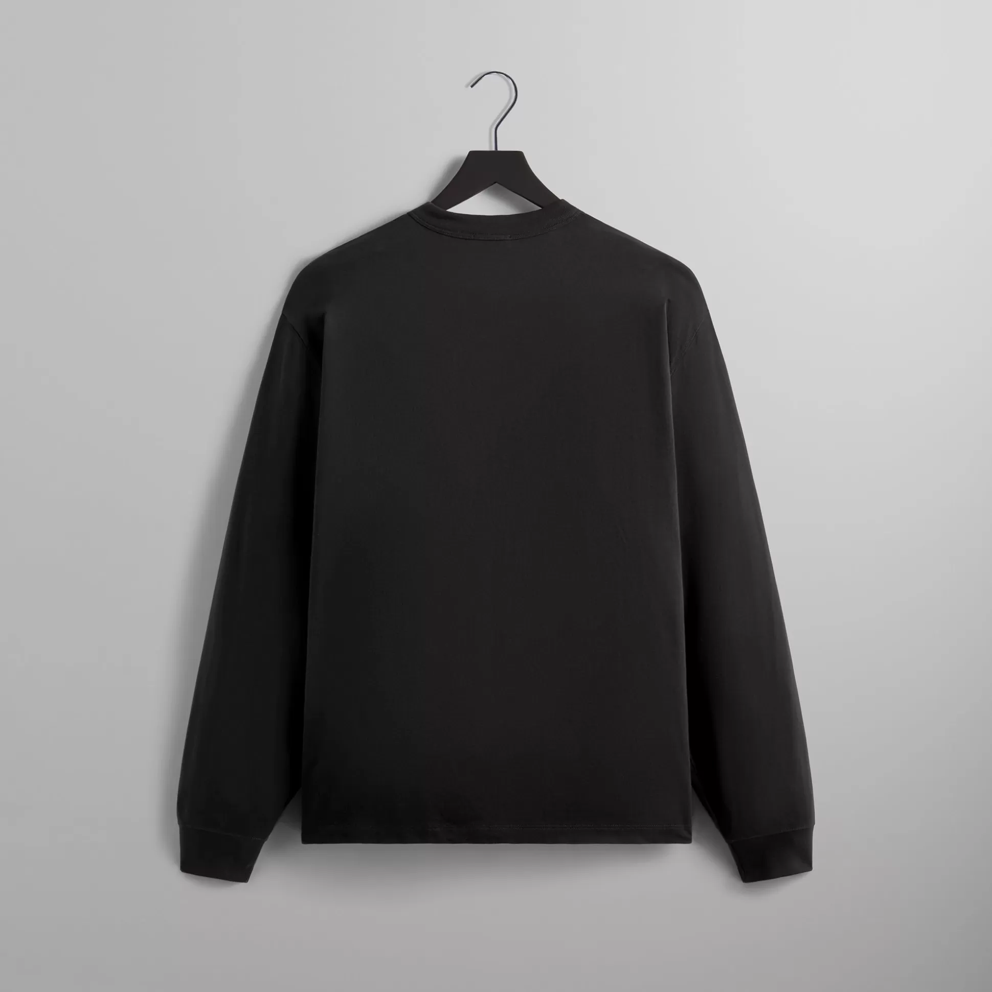 Best Kith Long Sleeve Leonard Pocket Tee Black