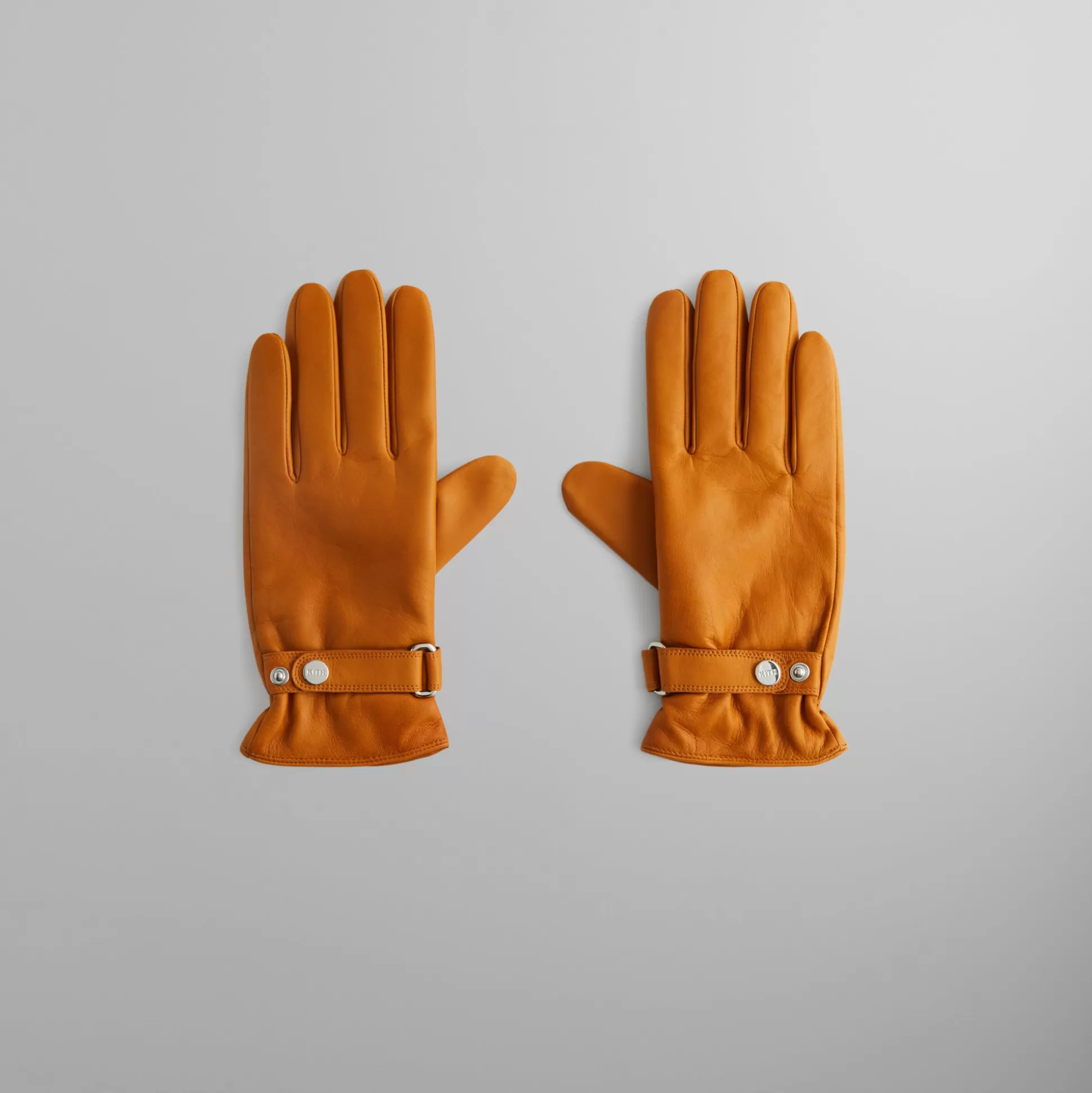 Hot Kith Manhattan Leather Gloves Desert