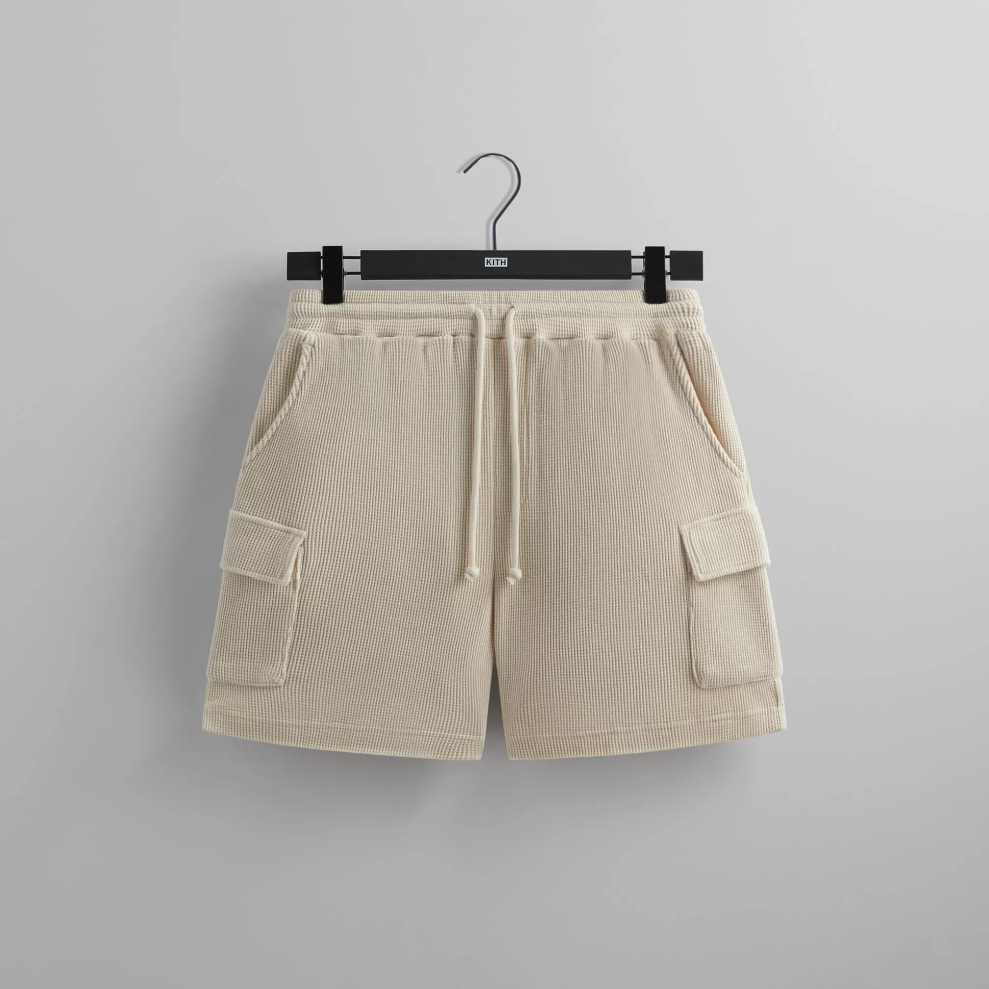 Best Kith Micro Waffle Fairfax Cargo Shorts Sandrift