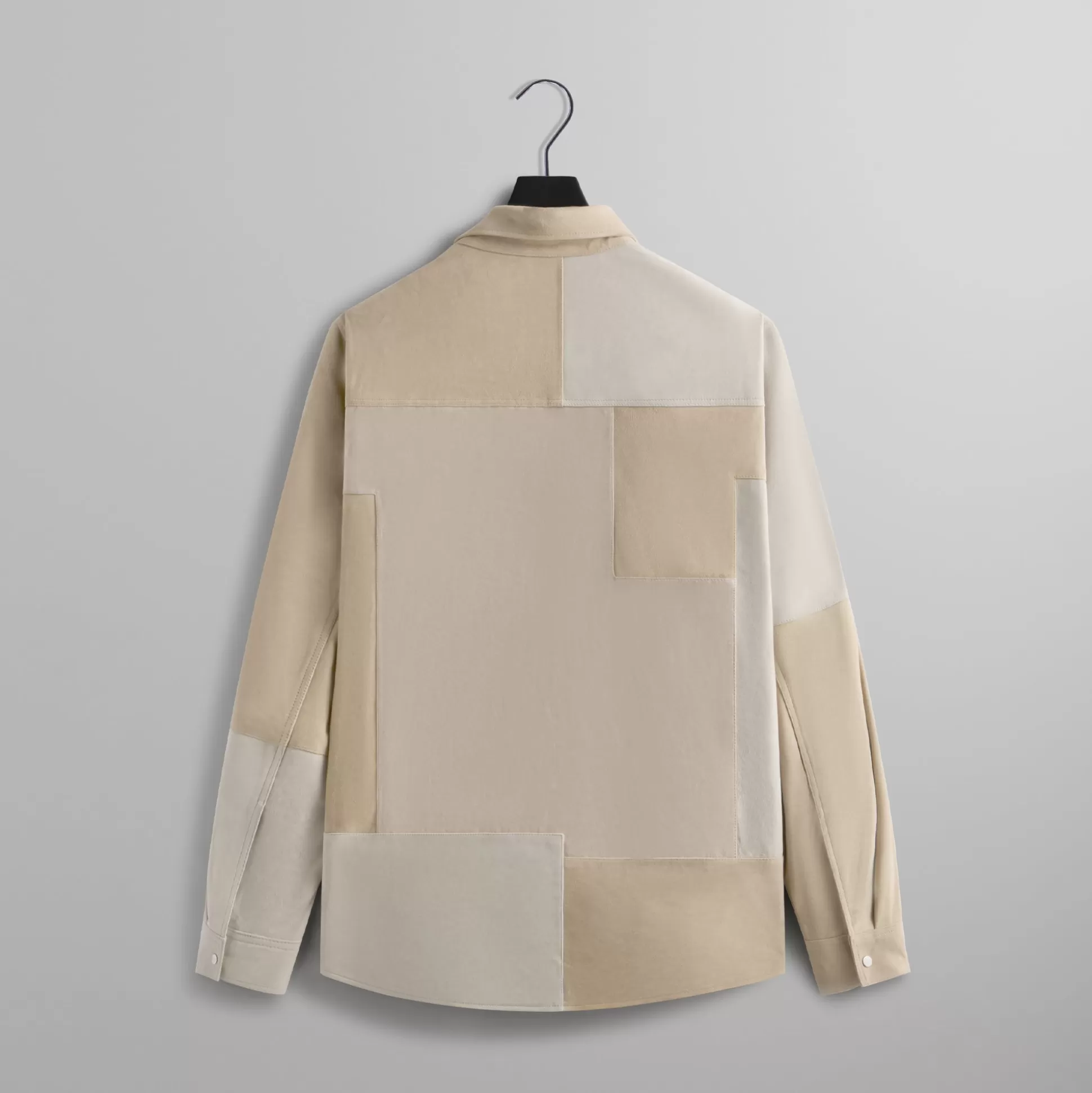 Store Kith Mixed Suede Apollo Shirt Malt