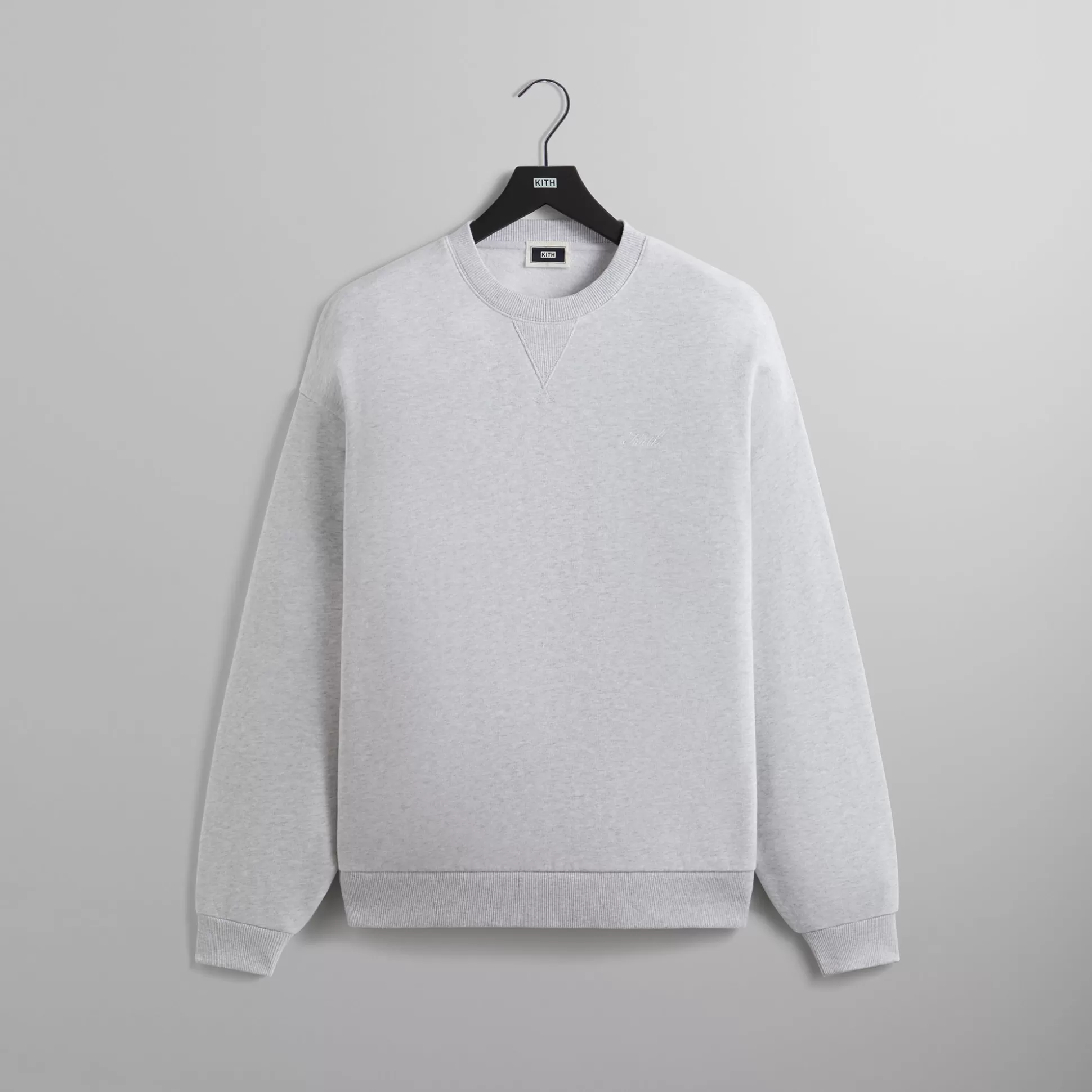 Outlet Kith Nelson Crewneck Light Heather Grey