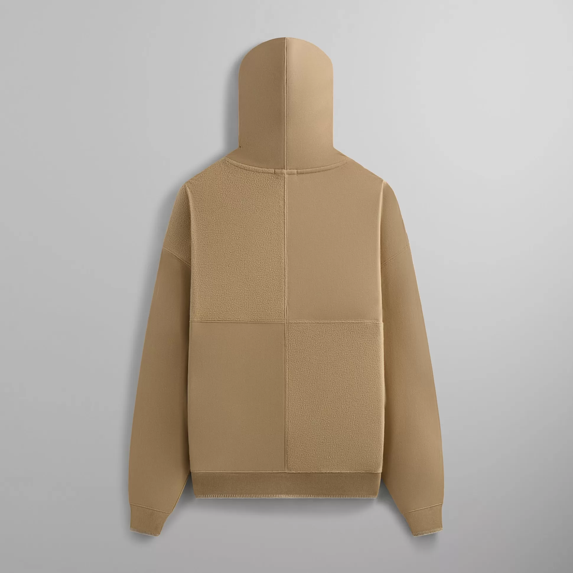 Shop Kith Panelled Nelson Hoodie Canvas