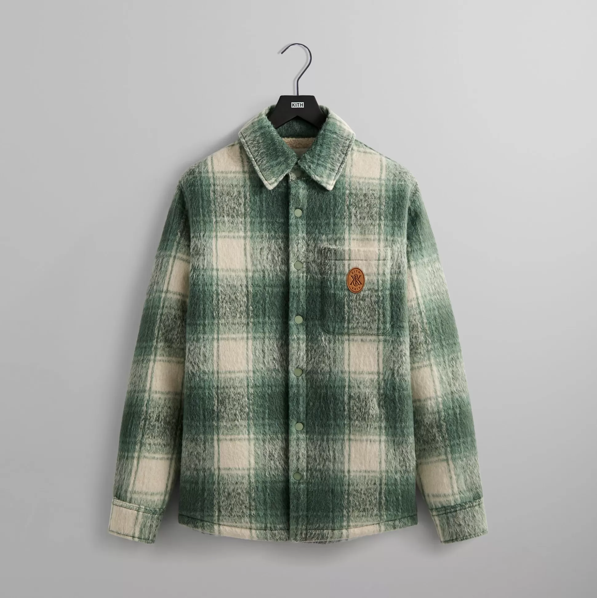 Cheap Kith Plaid Sheridan Shirt Jacket Pavillion