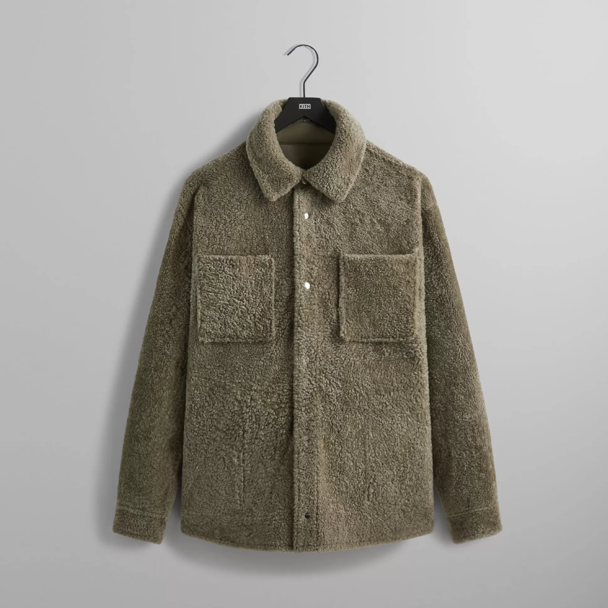 Clearance Kith Shearling Apollo Shirt Palomino