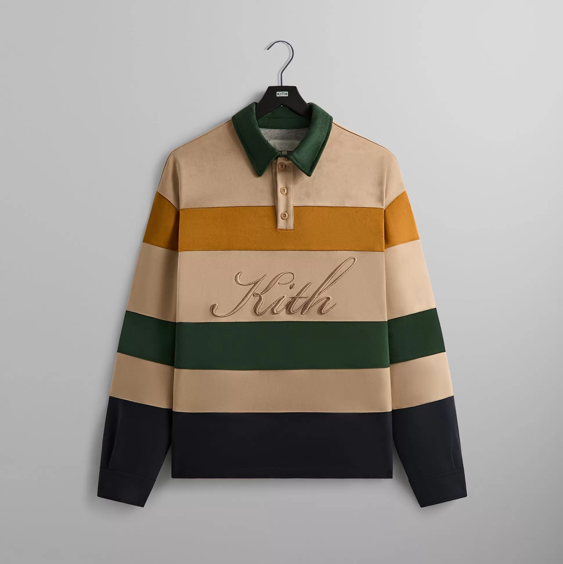 Outlet Kith Stripe Microsuede Tanner Pullover History