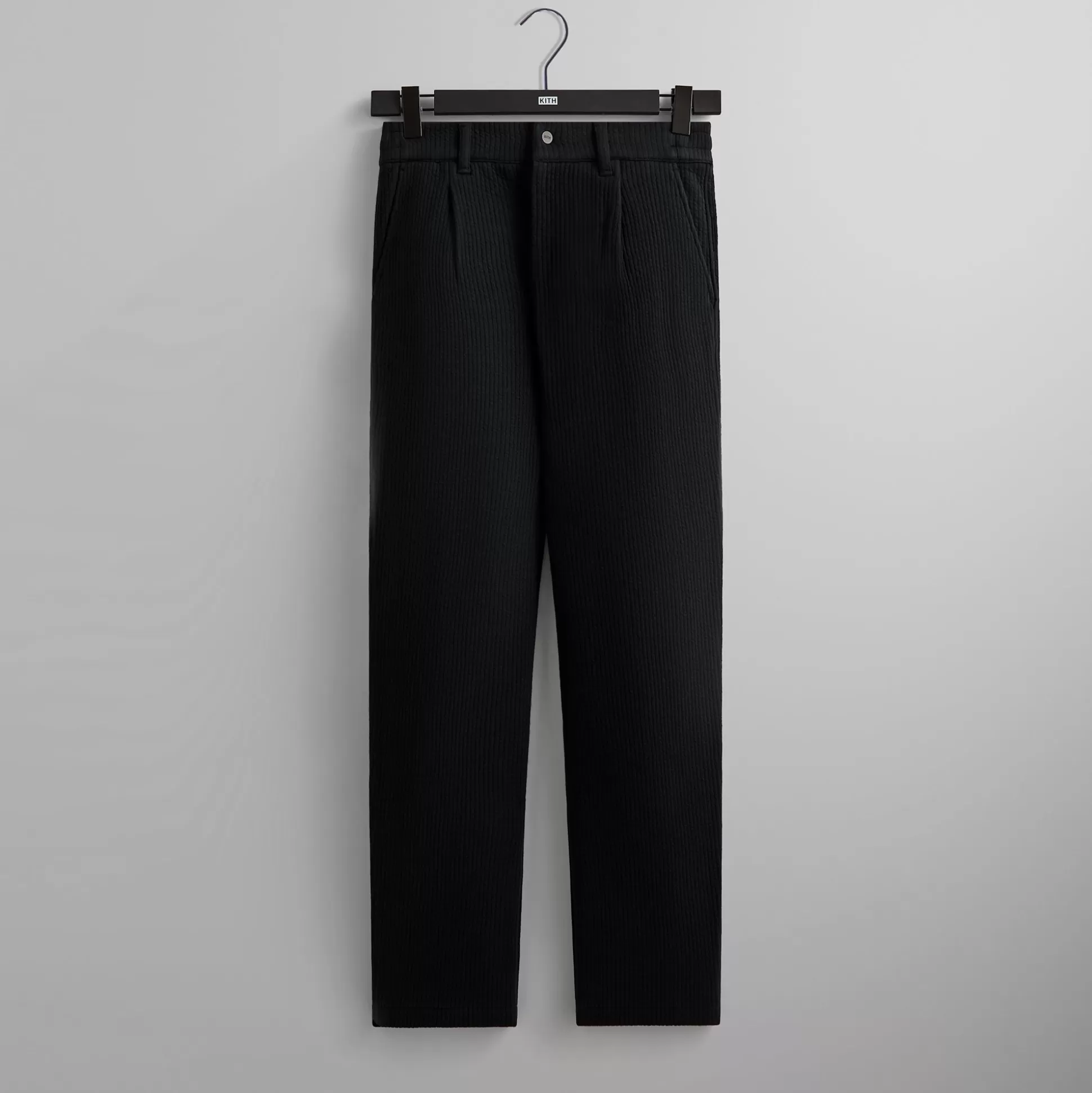 Best Sale Kith Striped Interlock Garrison Pant Black