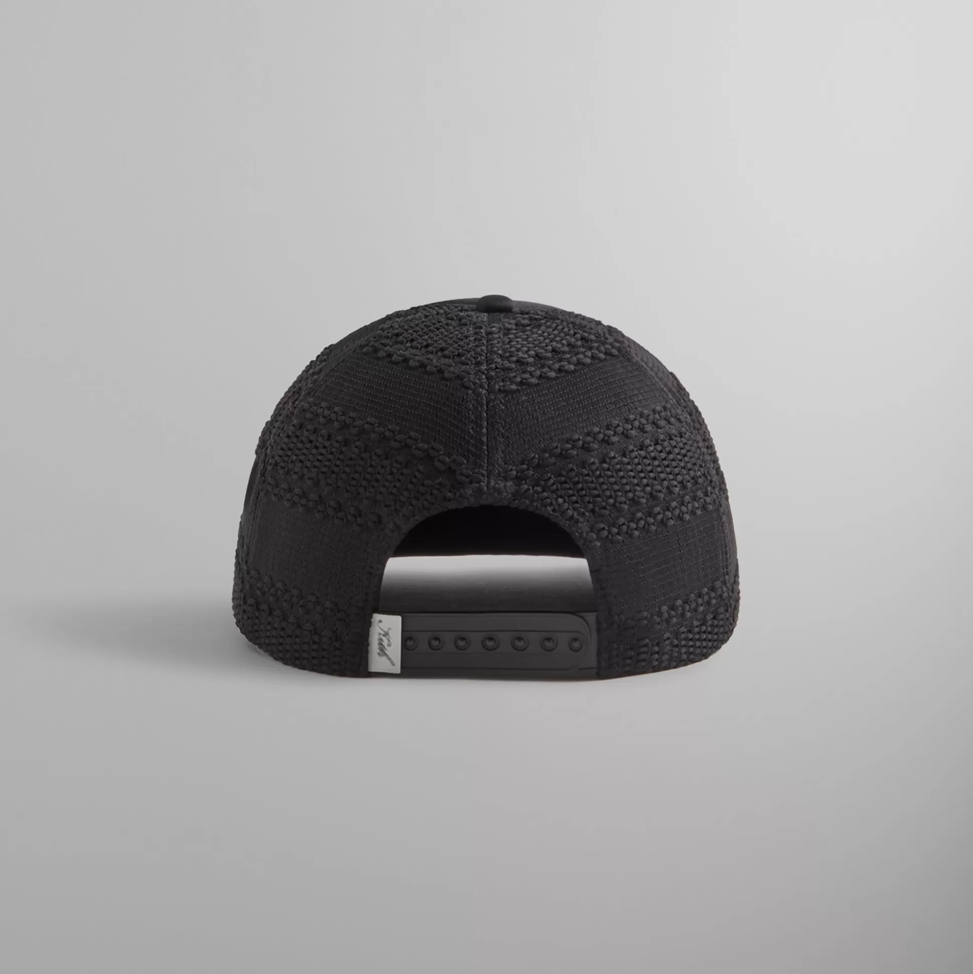 Shop Kith Striped Ladder Lace Poly Foam Trucker Black