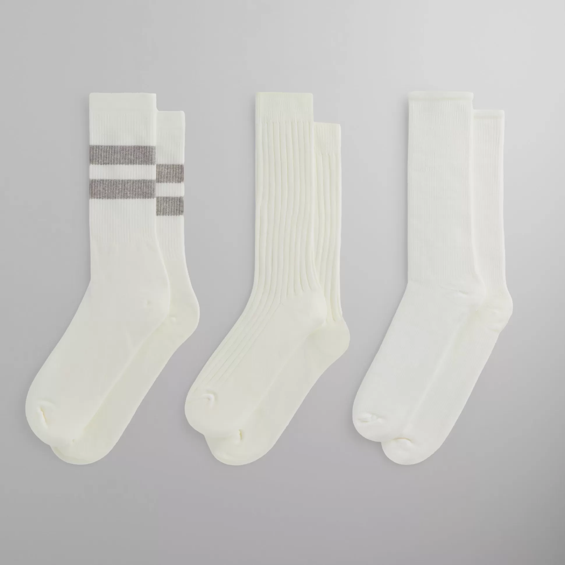 Flash Sale Kith Three Pack Mixed Cotton Socks -Silk