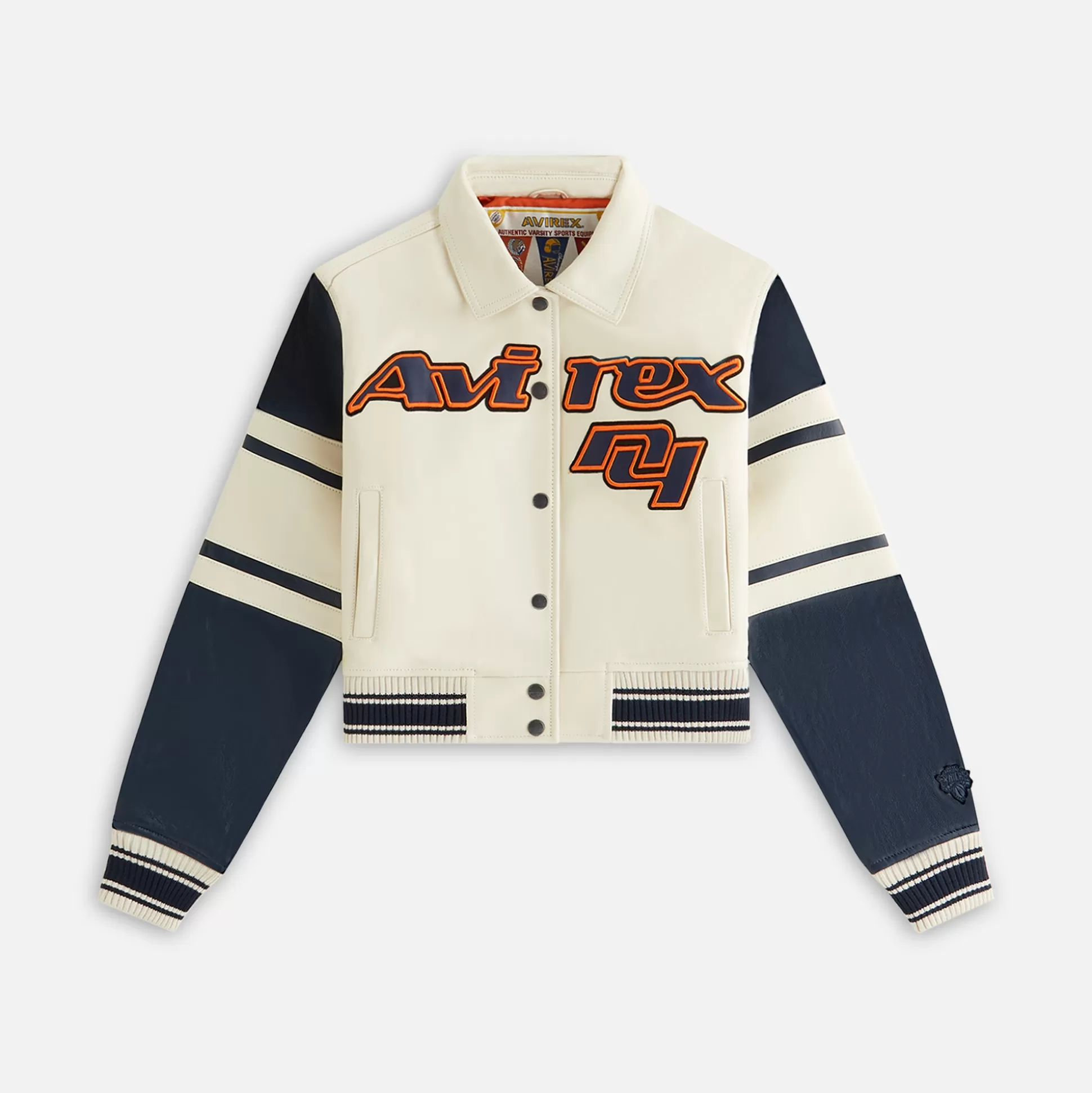 New Kith Women & AVIREX for the New York Knicks Icon Jacket Sandrift