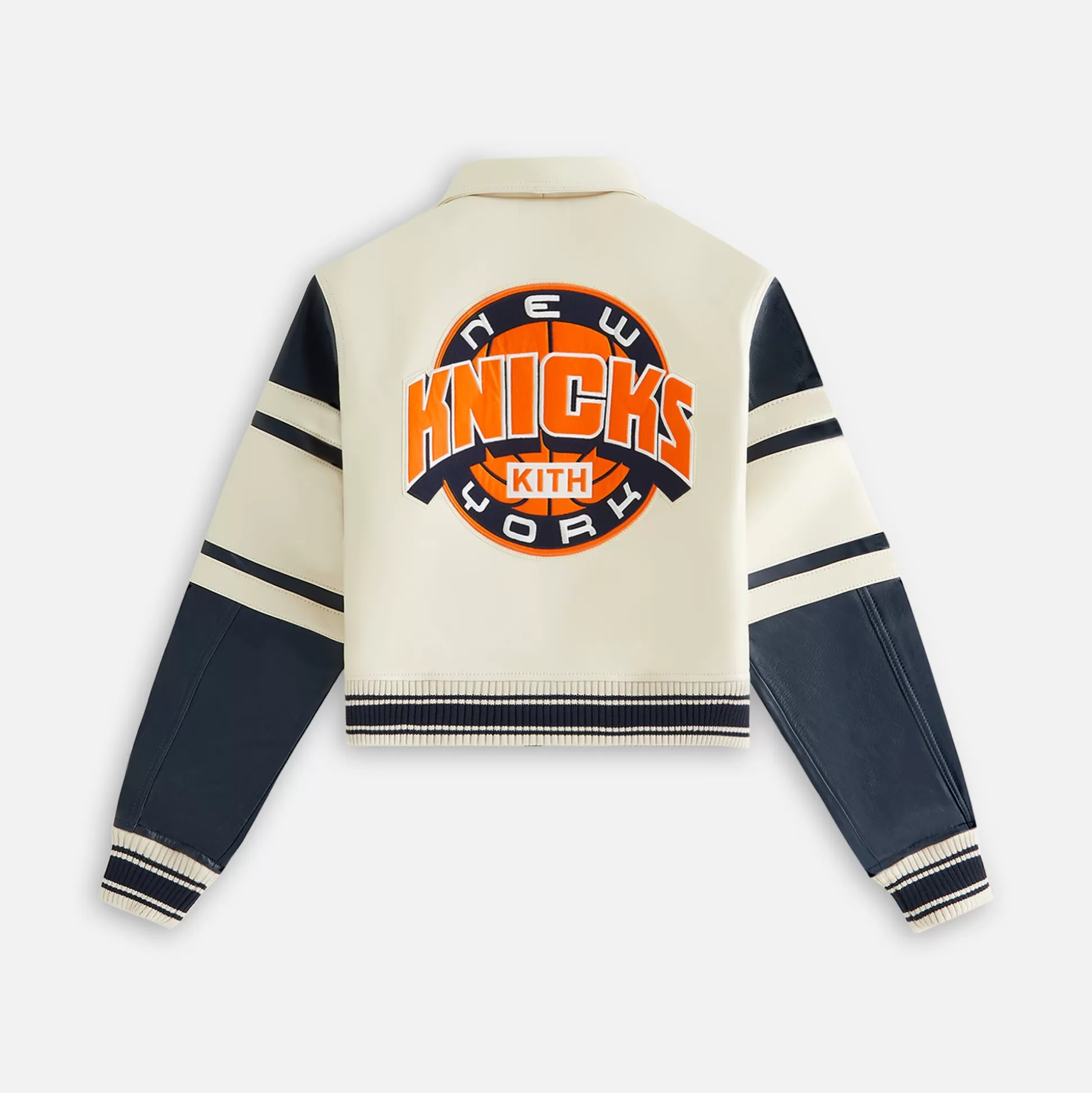 New Kith Women & AVIREX for the New York Knicks Icon Jacket Sandrift