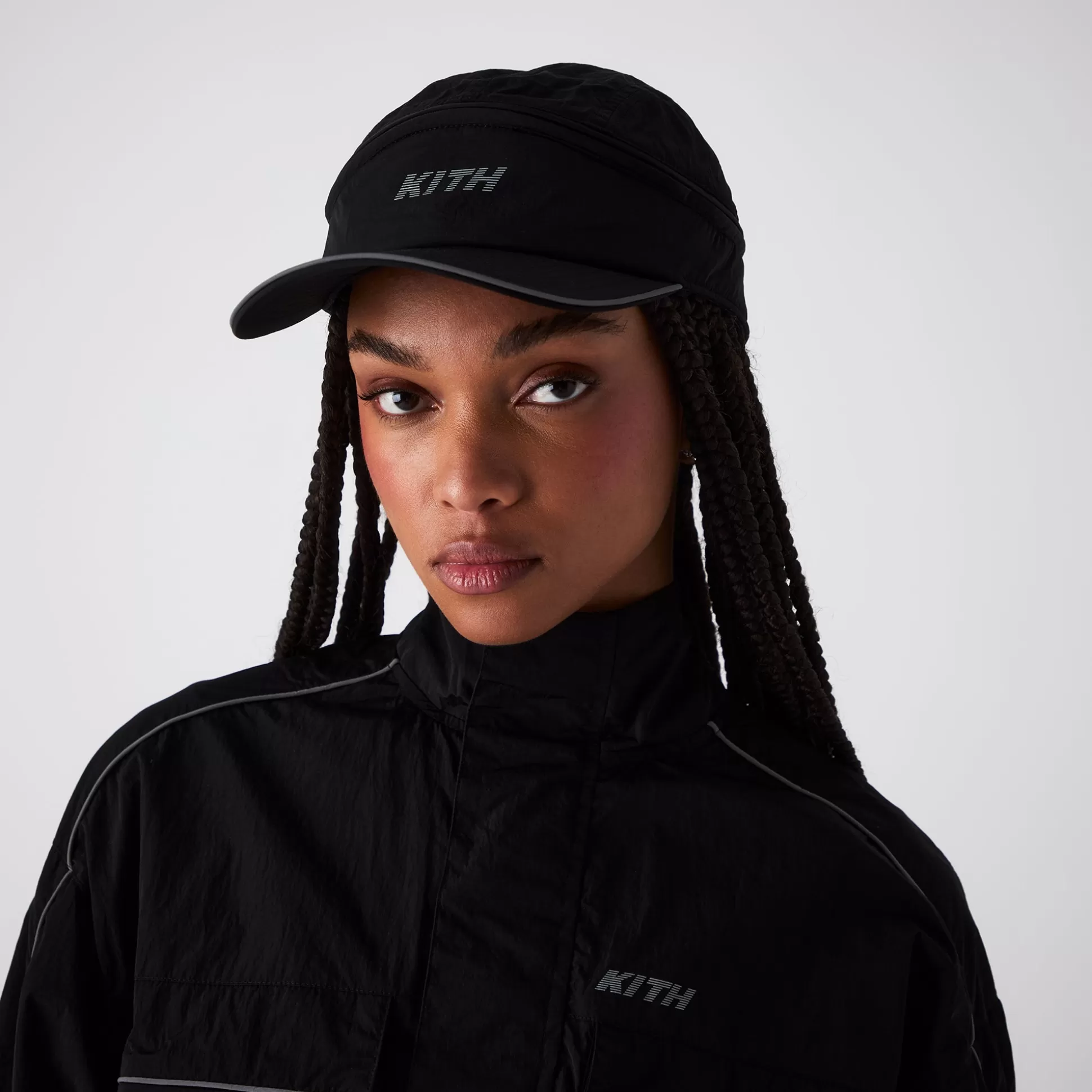 Online Kith Women Ascender Convertible Cap Black