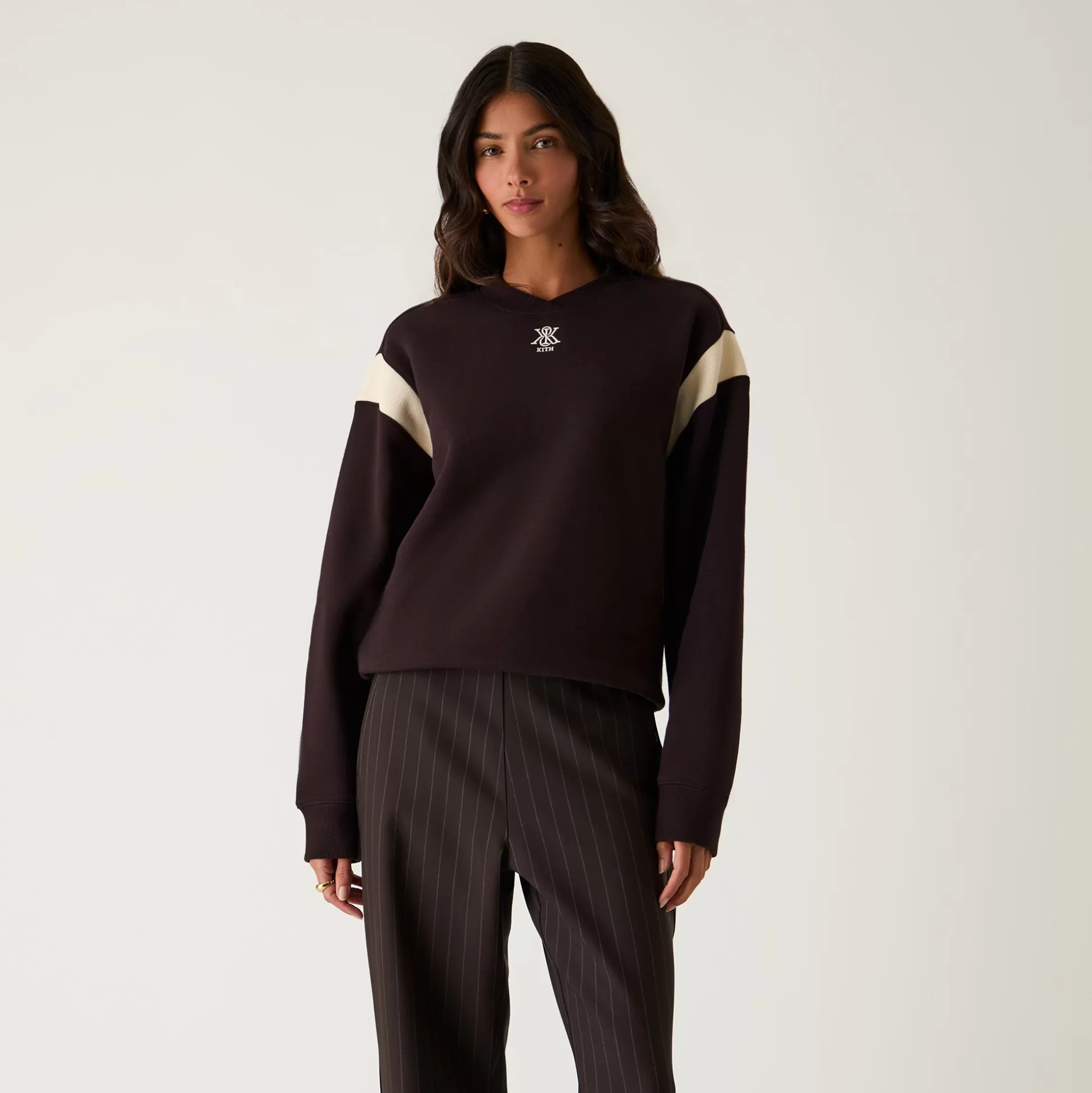 New Kith Women Asher II Crest Crewneck Incognito