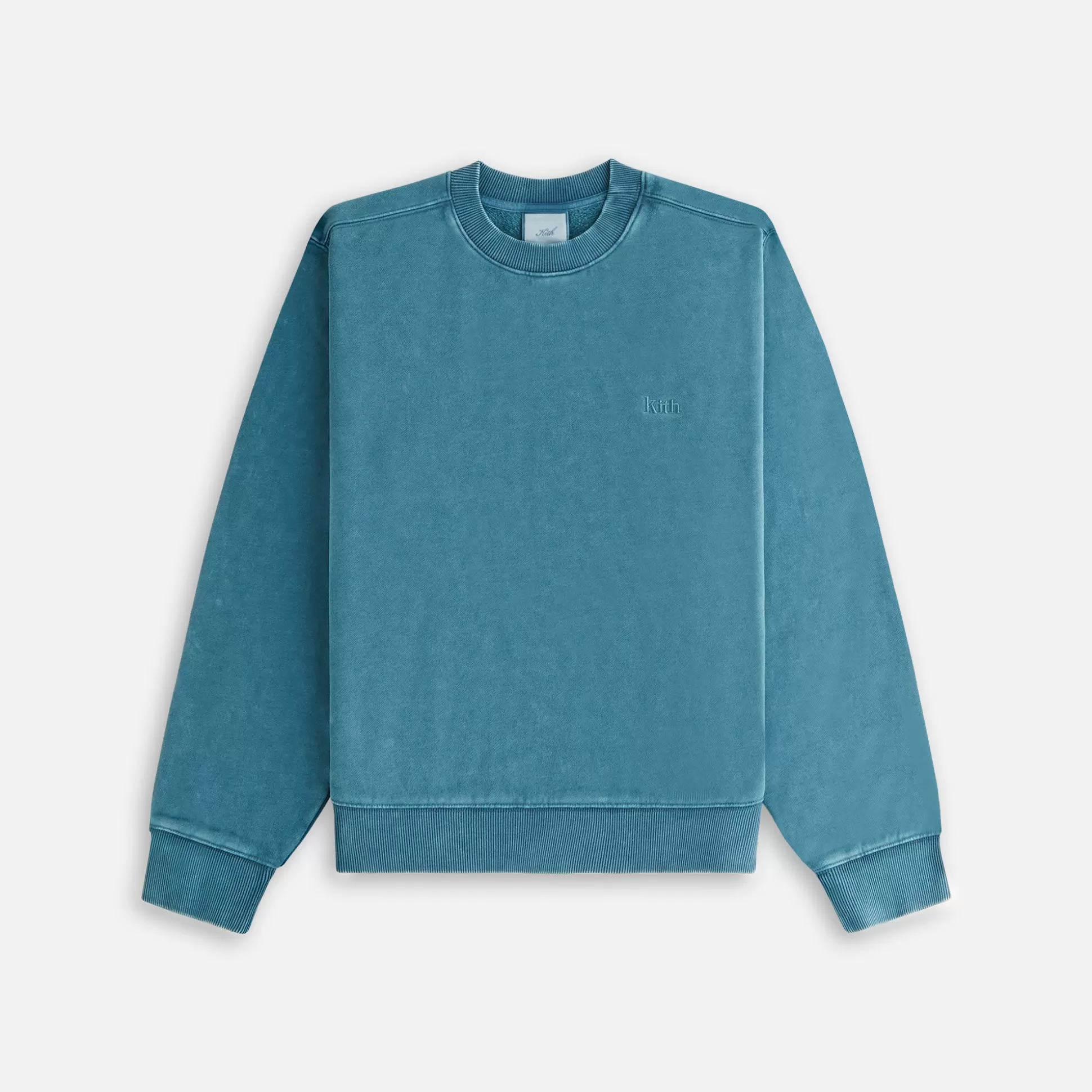 Sale Kith Women Ashwin Sueded Crewneck Anchor