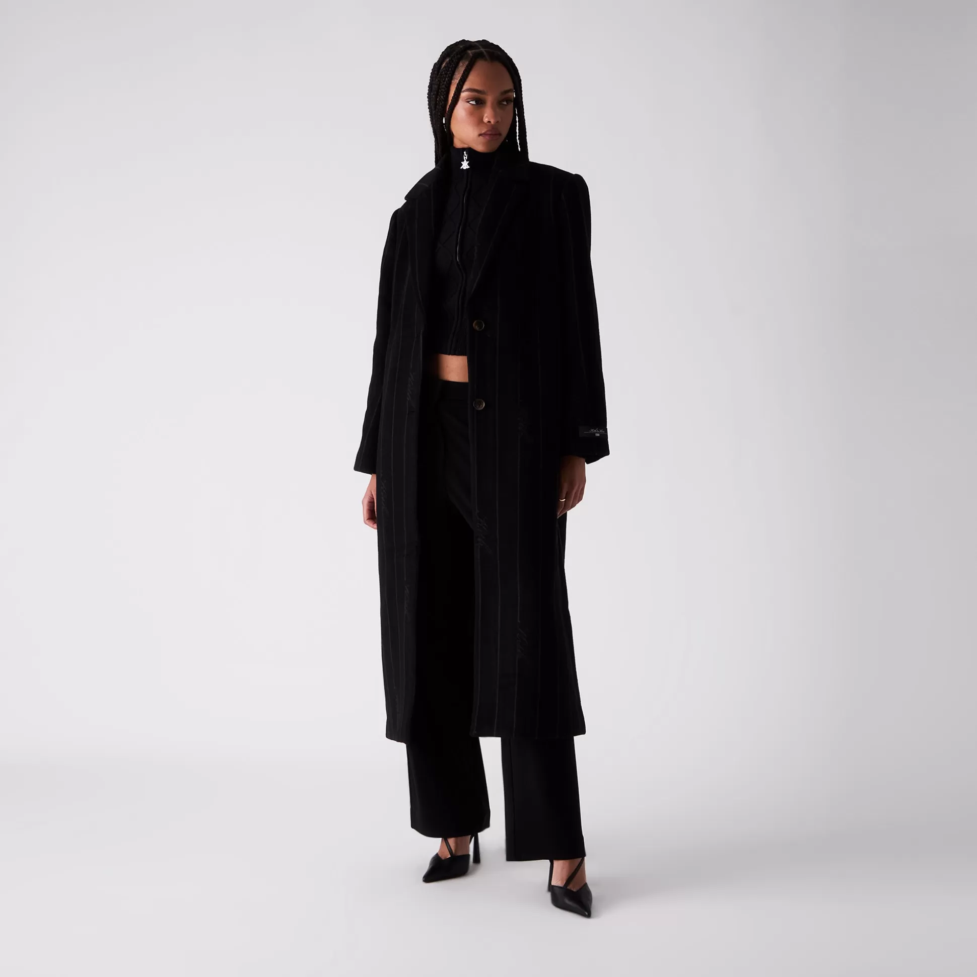 Best Kith Women Camden Duster Coat Black