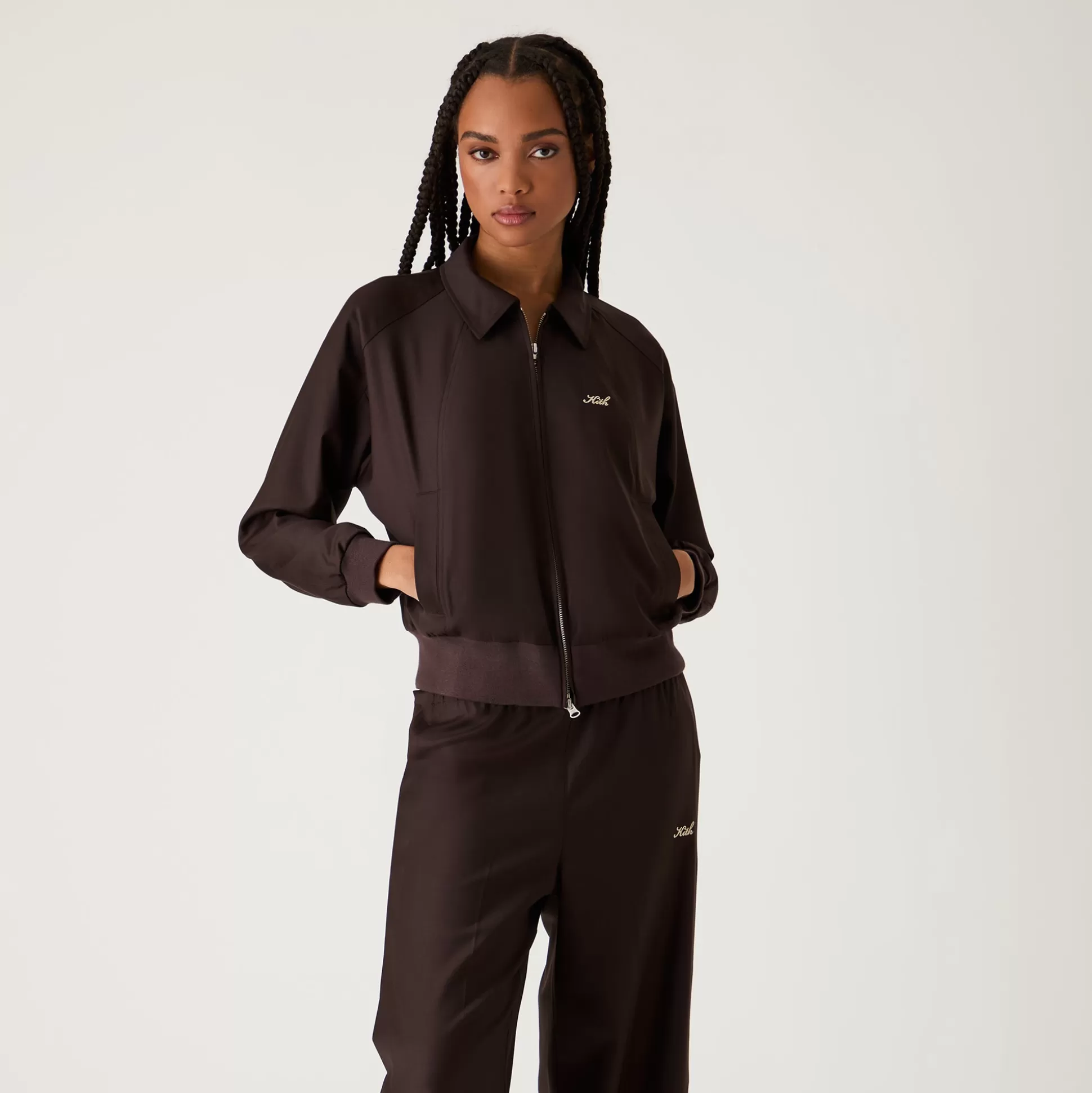 Cheap Kith Women Corwin II Suiting Track Jacket Incognito
