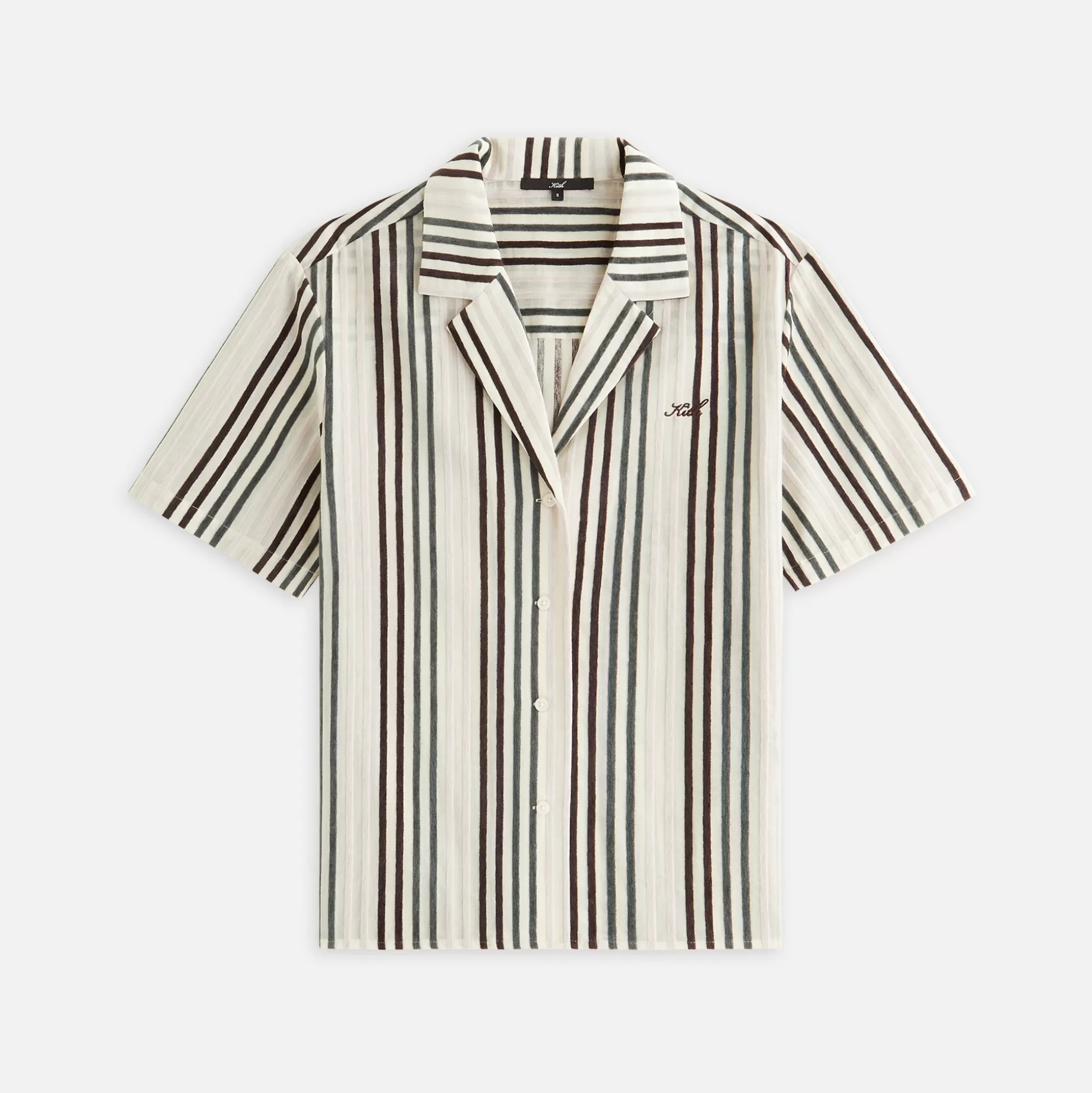 Cheap Kith Women Elena II Chenille Stripe Shirt Echo