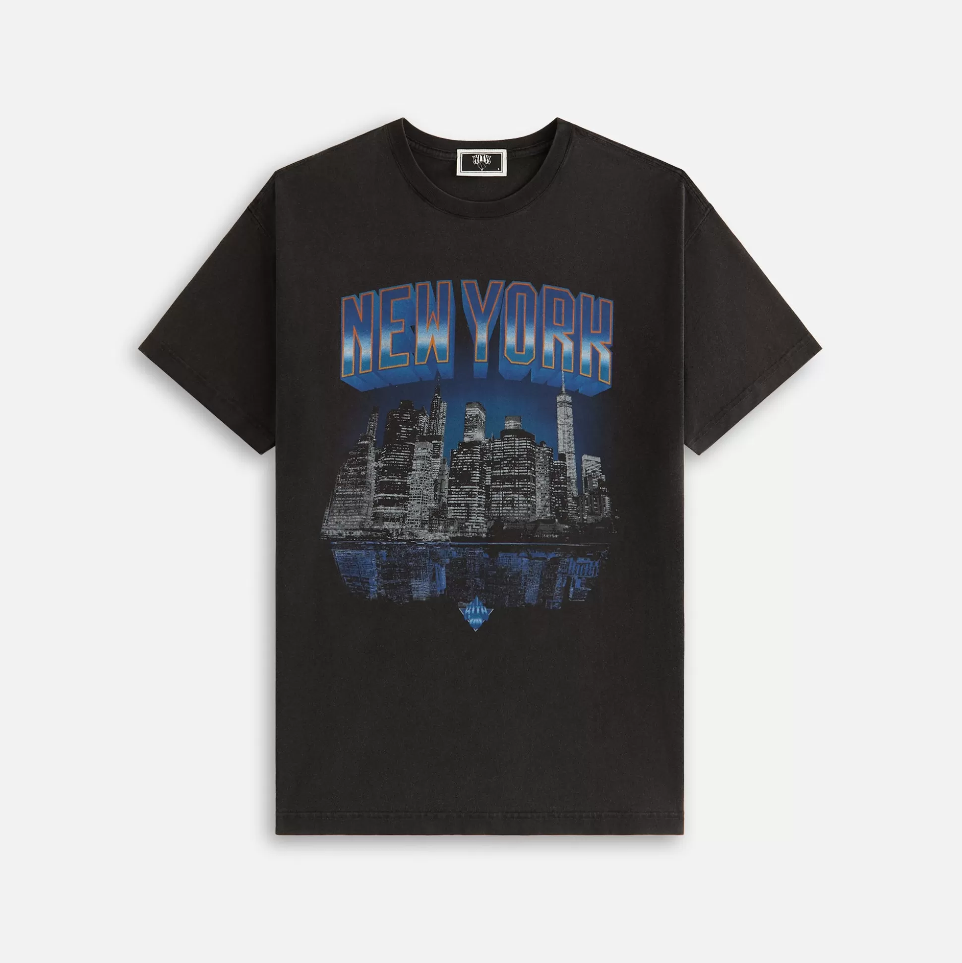 Discount Kith Women for the New York Knicks Skyline Vintage Tee Black