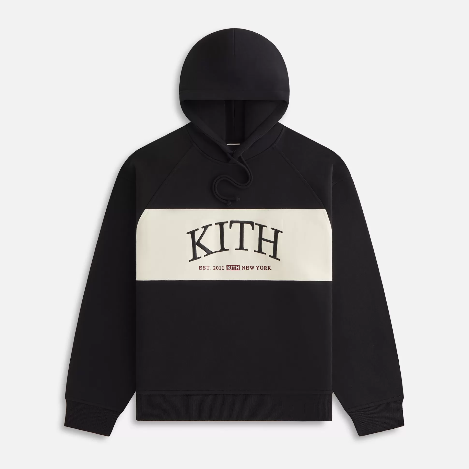 Store Kith Women Maverick Panelled Hoodie Black