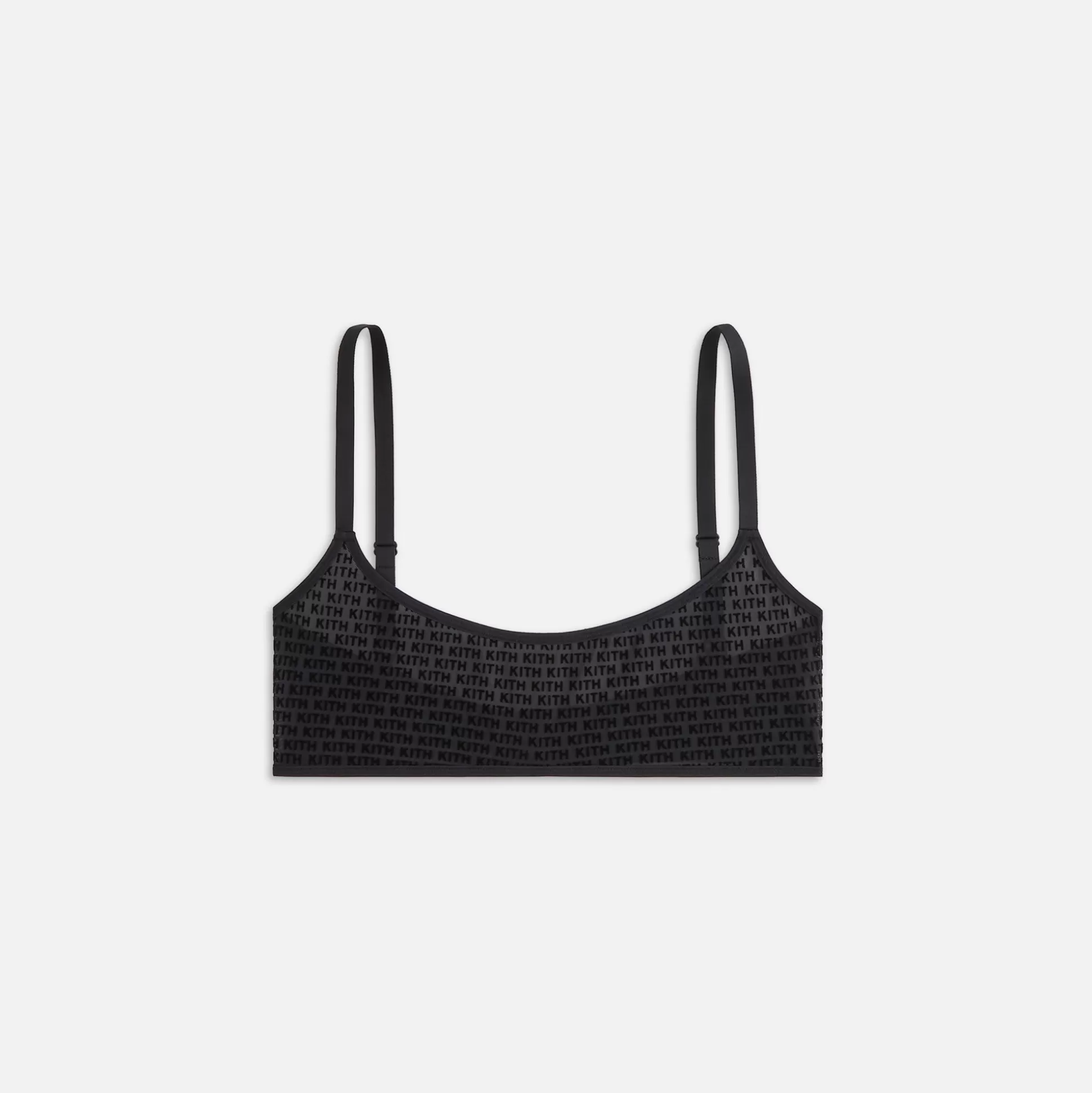 Fashion Kith Women Mesh Balconette Bralette Black