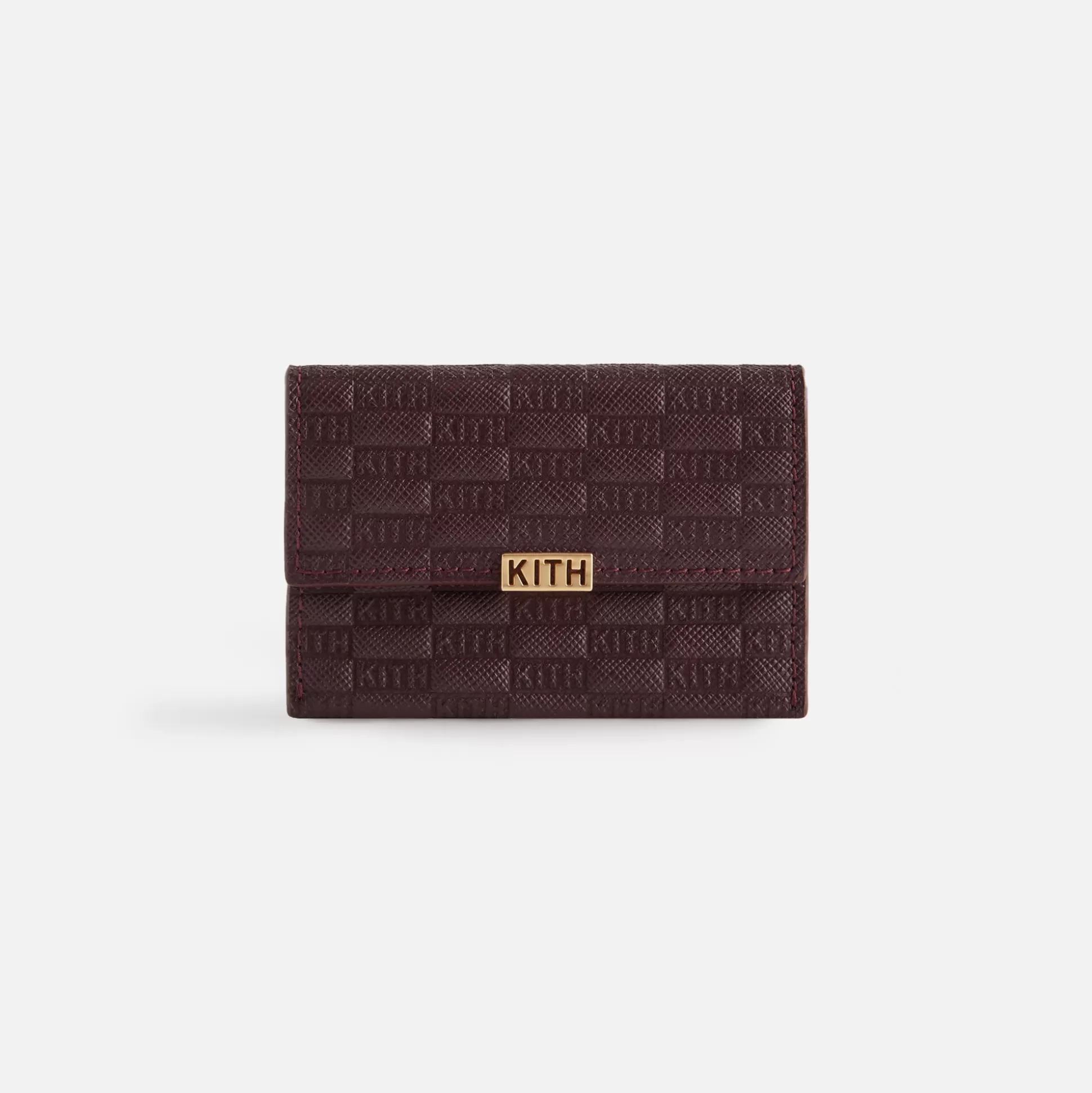 Fashion Kith Women Monogram Double Card Holder Magma