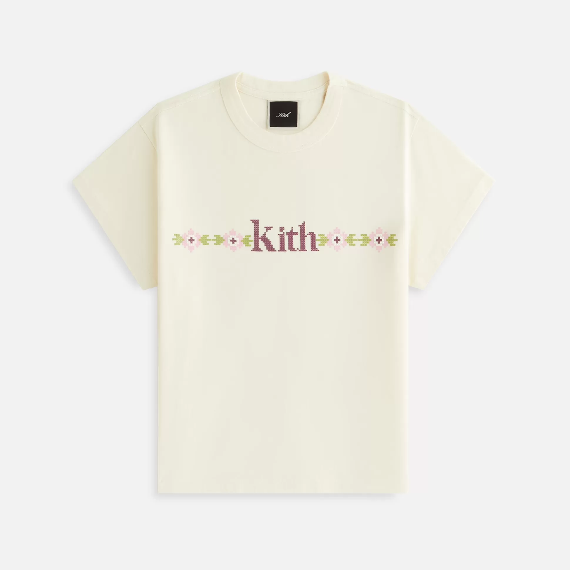 Discount Kith Women Mulberry Needlepoint Vintage Tee Sandrift