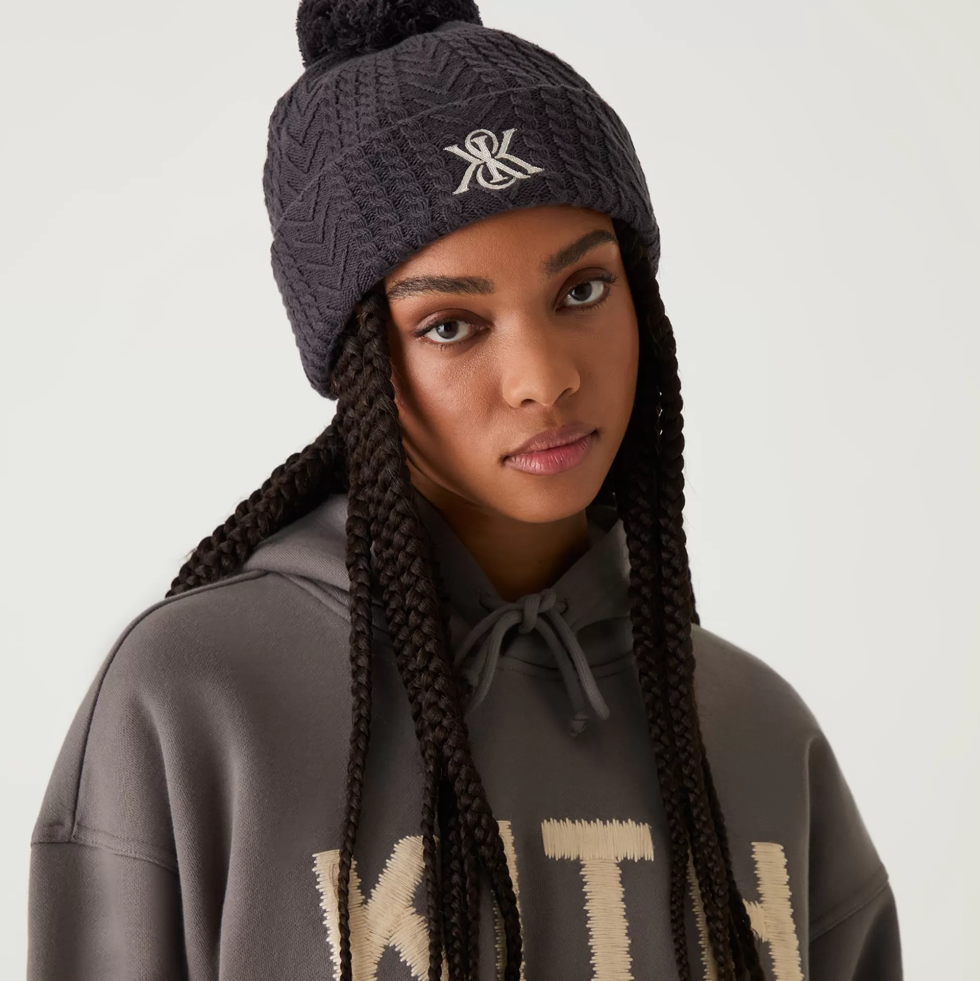 Clearance Kith Women Pom Pom Beanie Somber