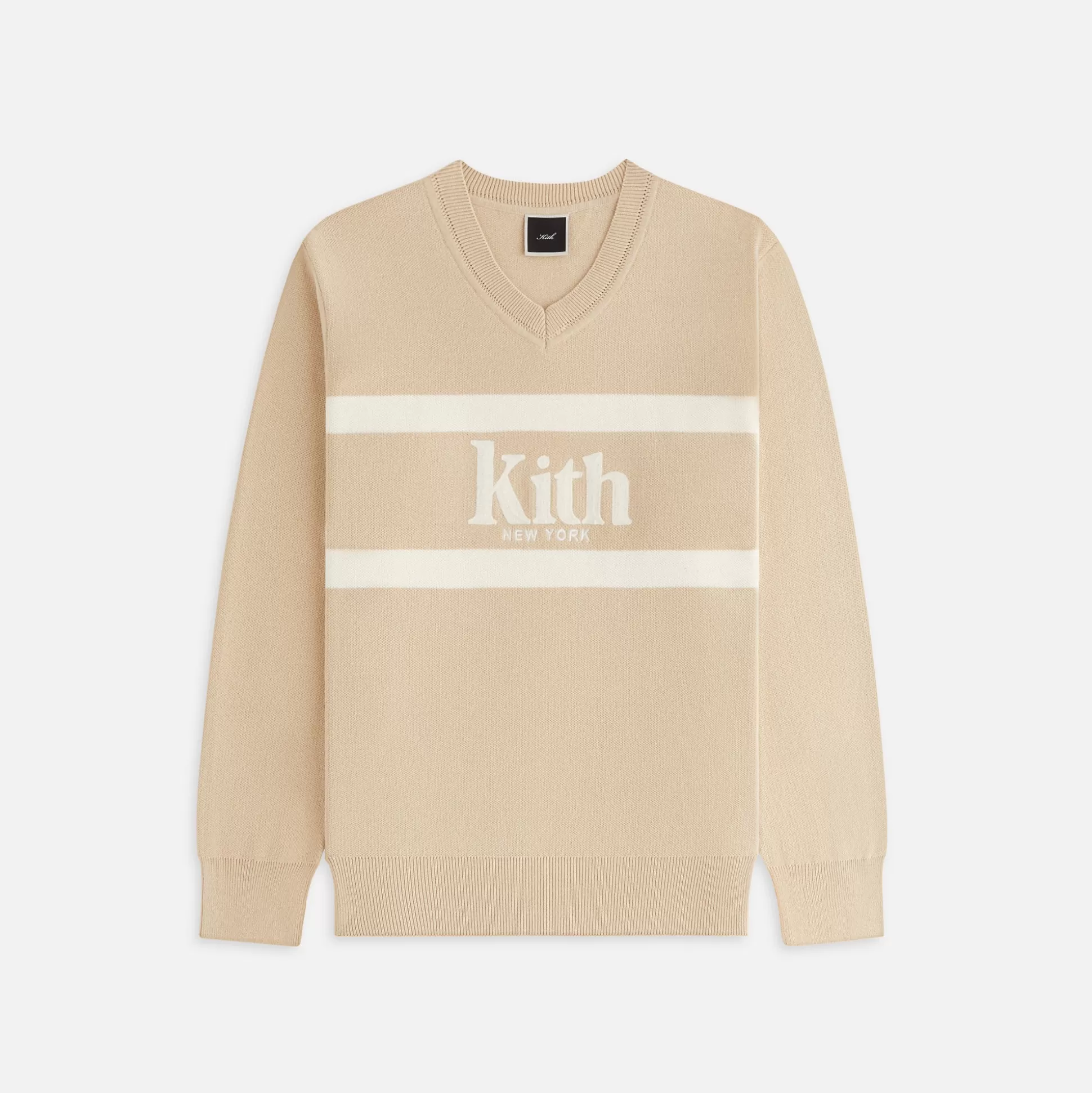 Online Kith Women Verone V-Neck Sweater Canvas