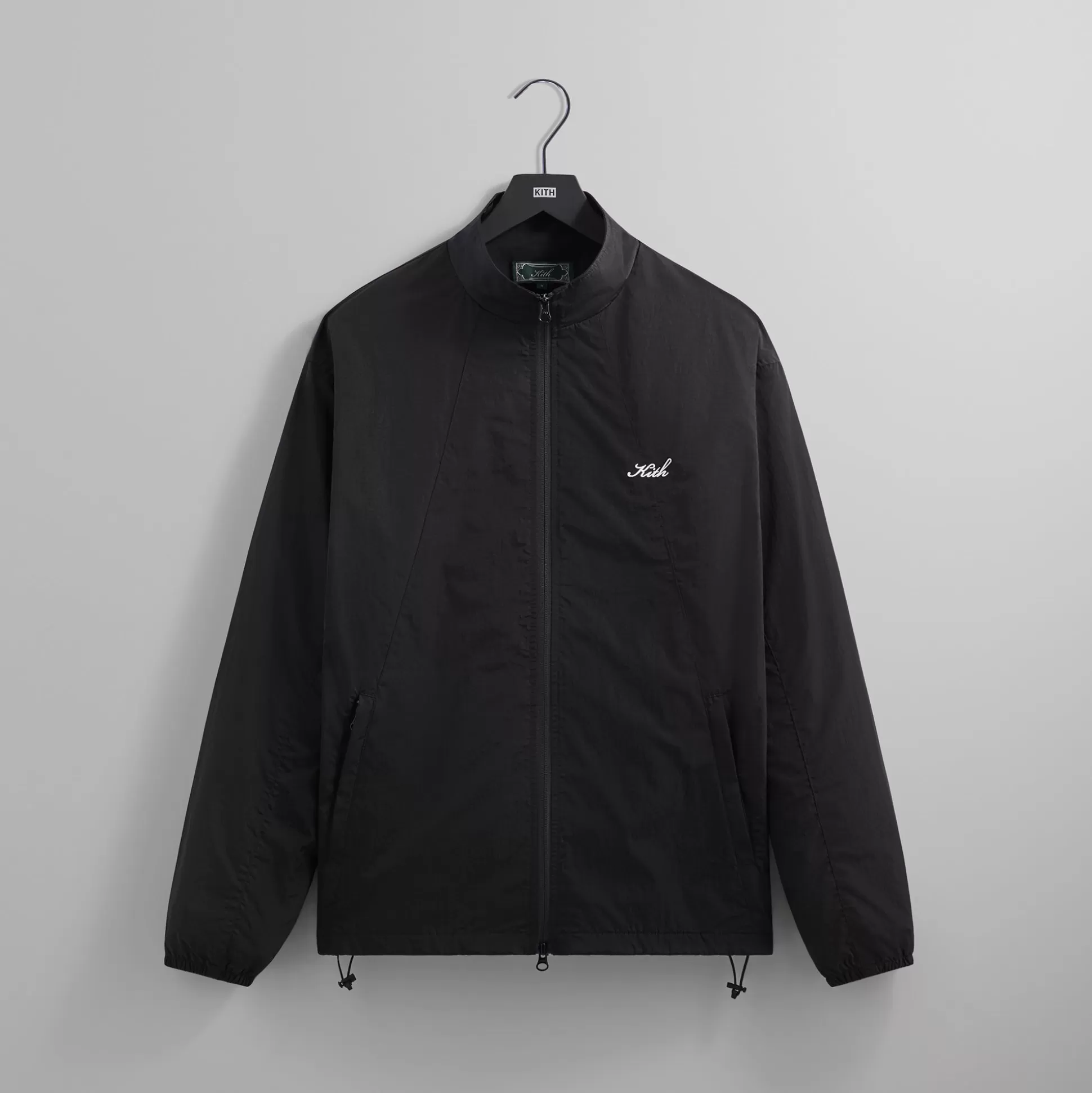 Store Kith Wrinkle Nylon Windsor Panelled Track Jacket Black