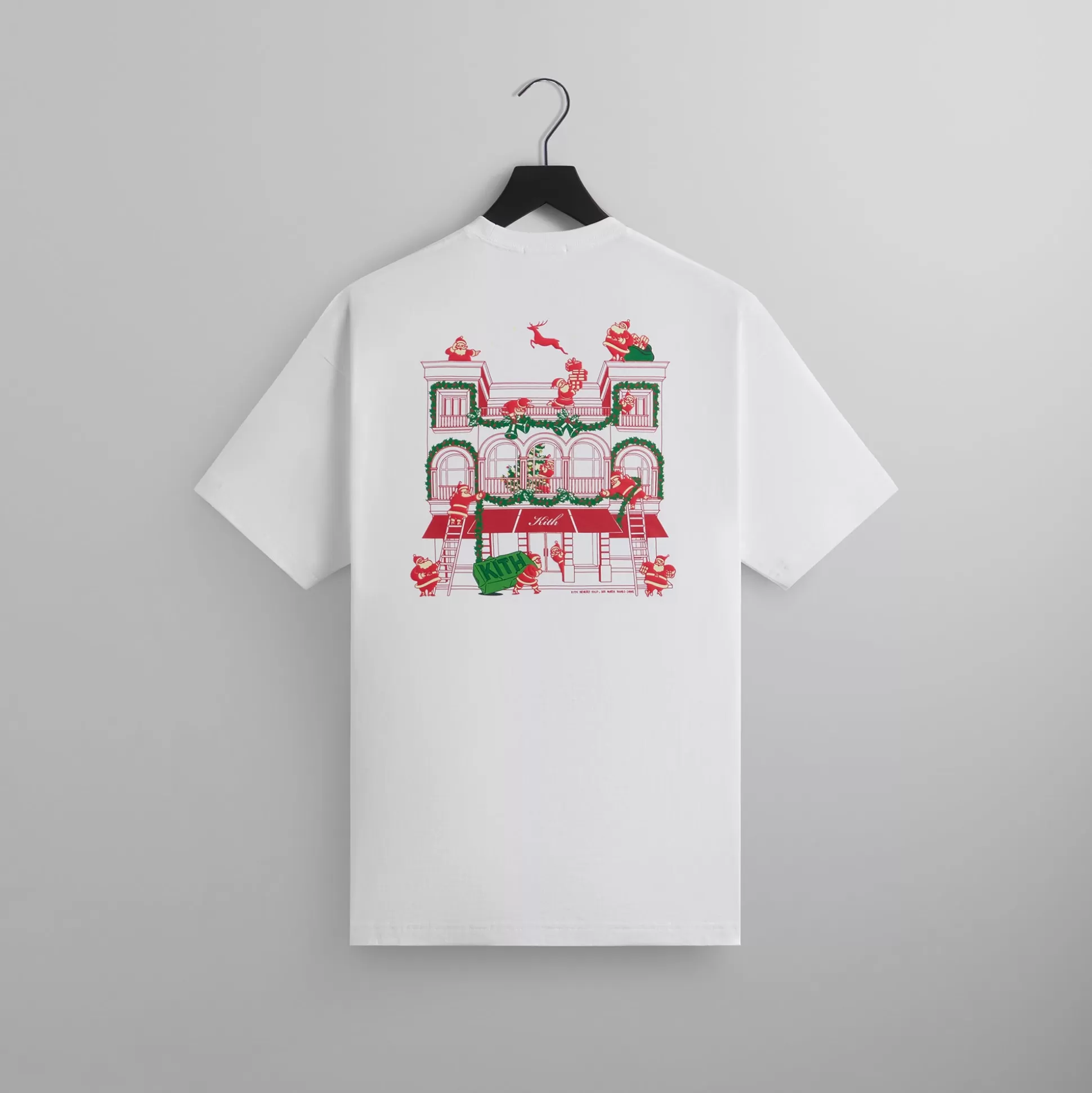 Discount Kith mas Comic Santa Rodeo Tee White
