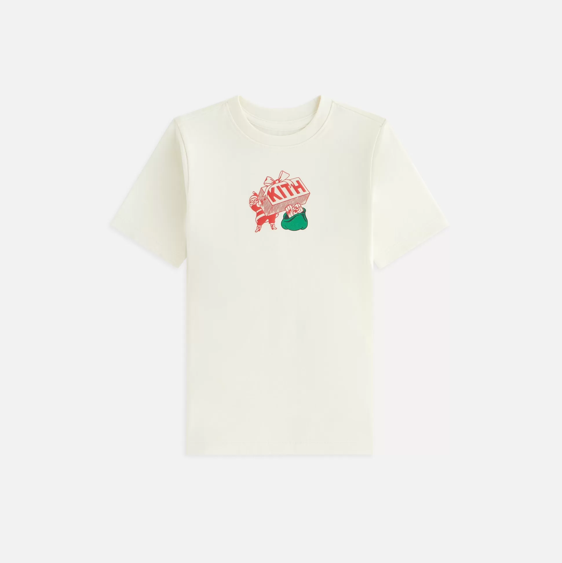 Shop Kith Kids Kithmas Kids Comic Santa Gift Tee Sandrift