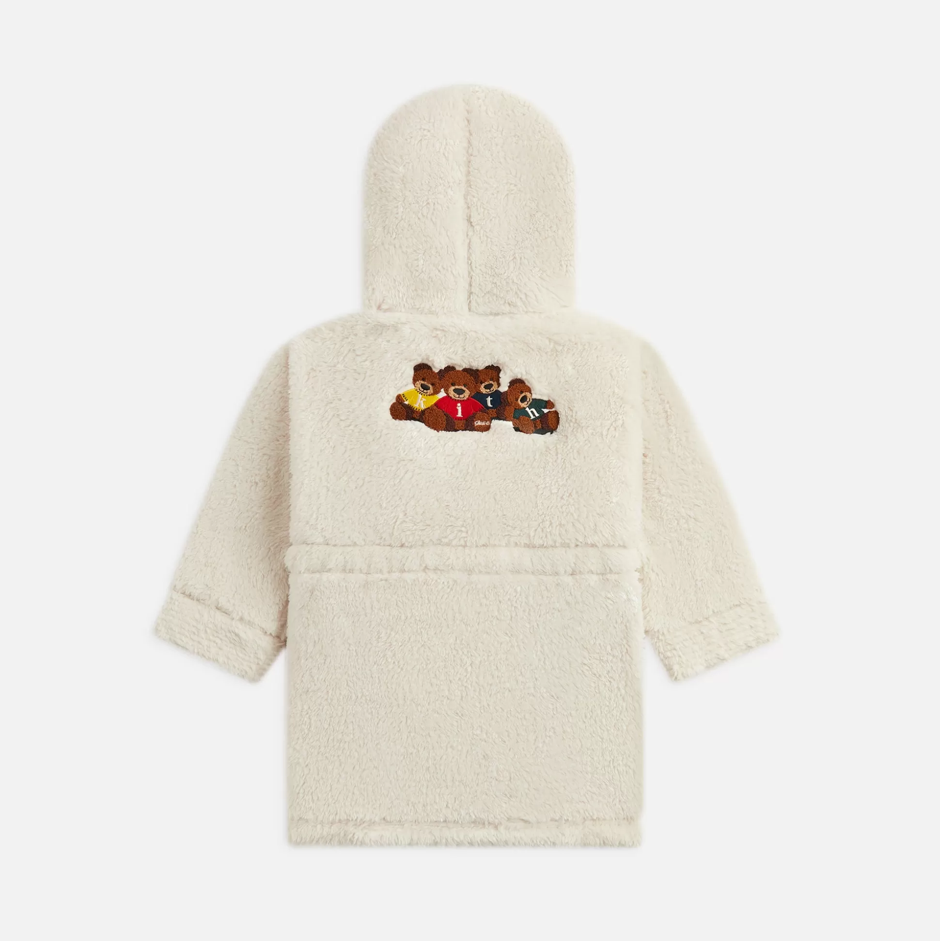 Fashion Kith Kids Kithmas Kids Teddy & Friends Hooded Robe Silk