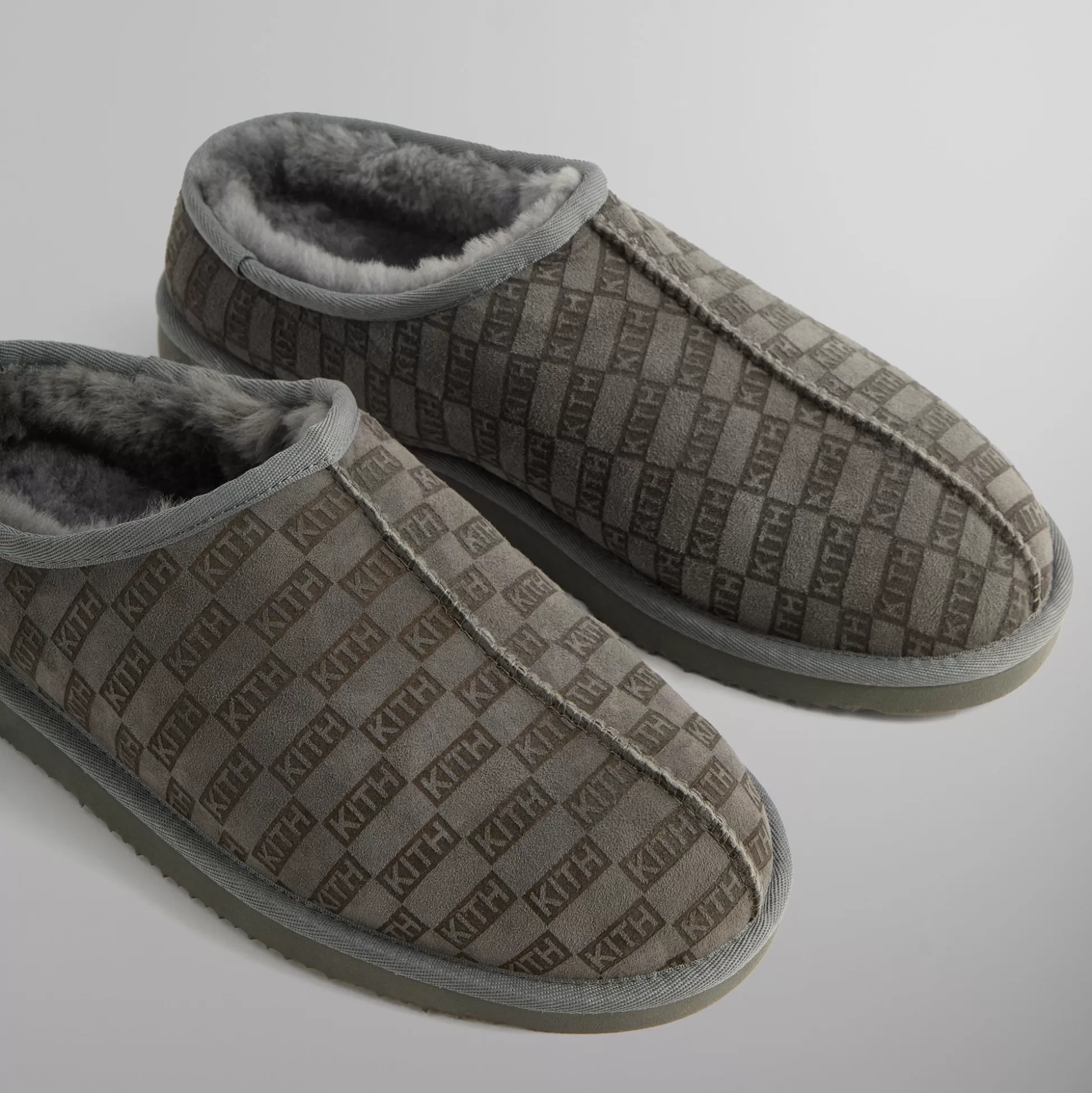 Best Kith mas Monogram Shearling Slippers Idea