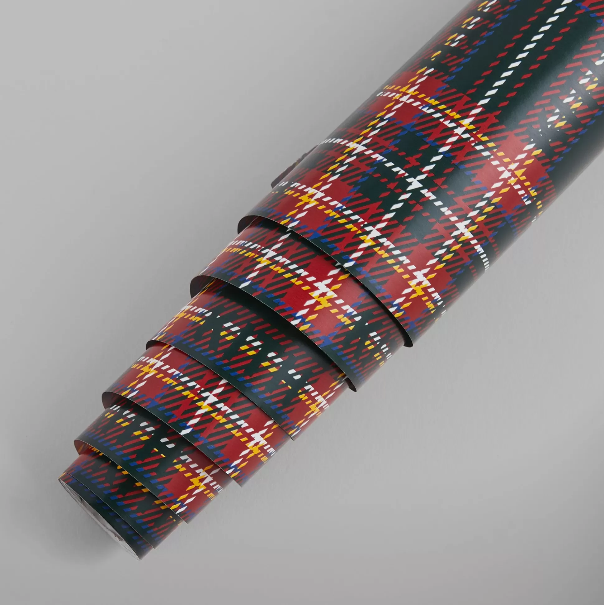 Fashion Kith mas Tartan Wrapping Paper Stadium