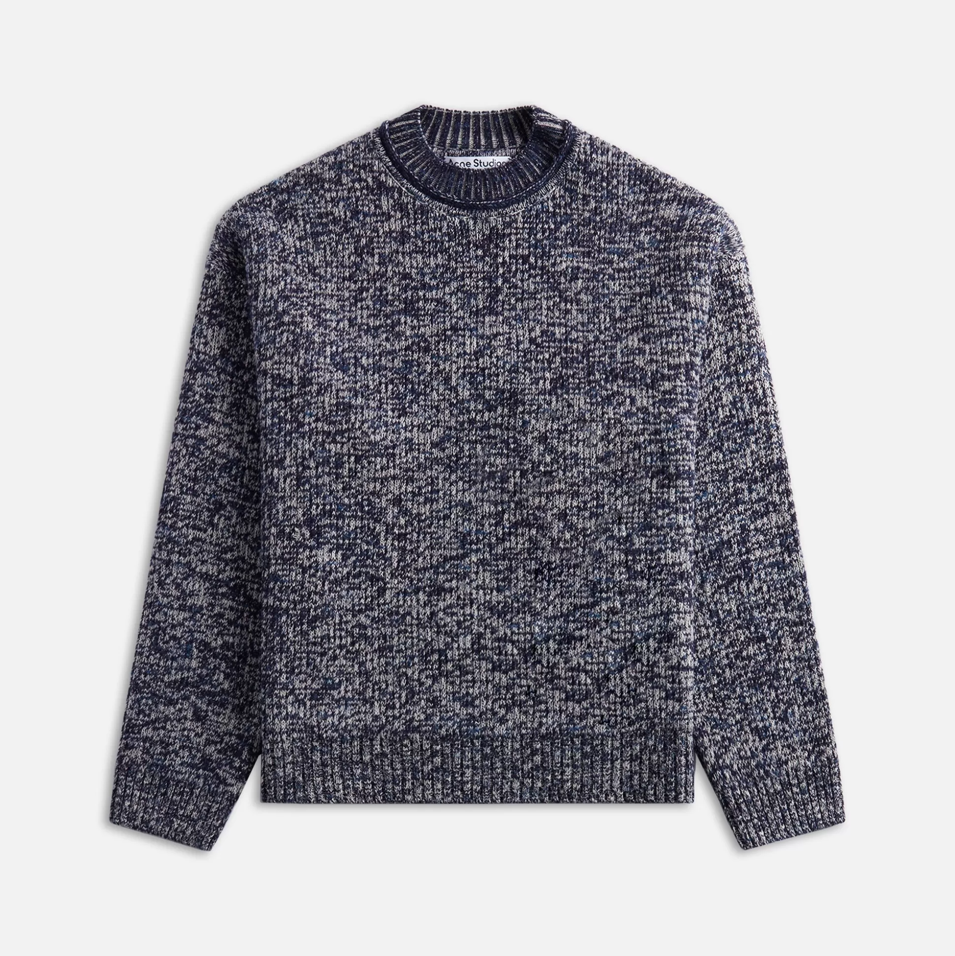 Discount Acne Studios kwisted as heart logo sweater Blackbird Blue