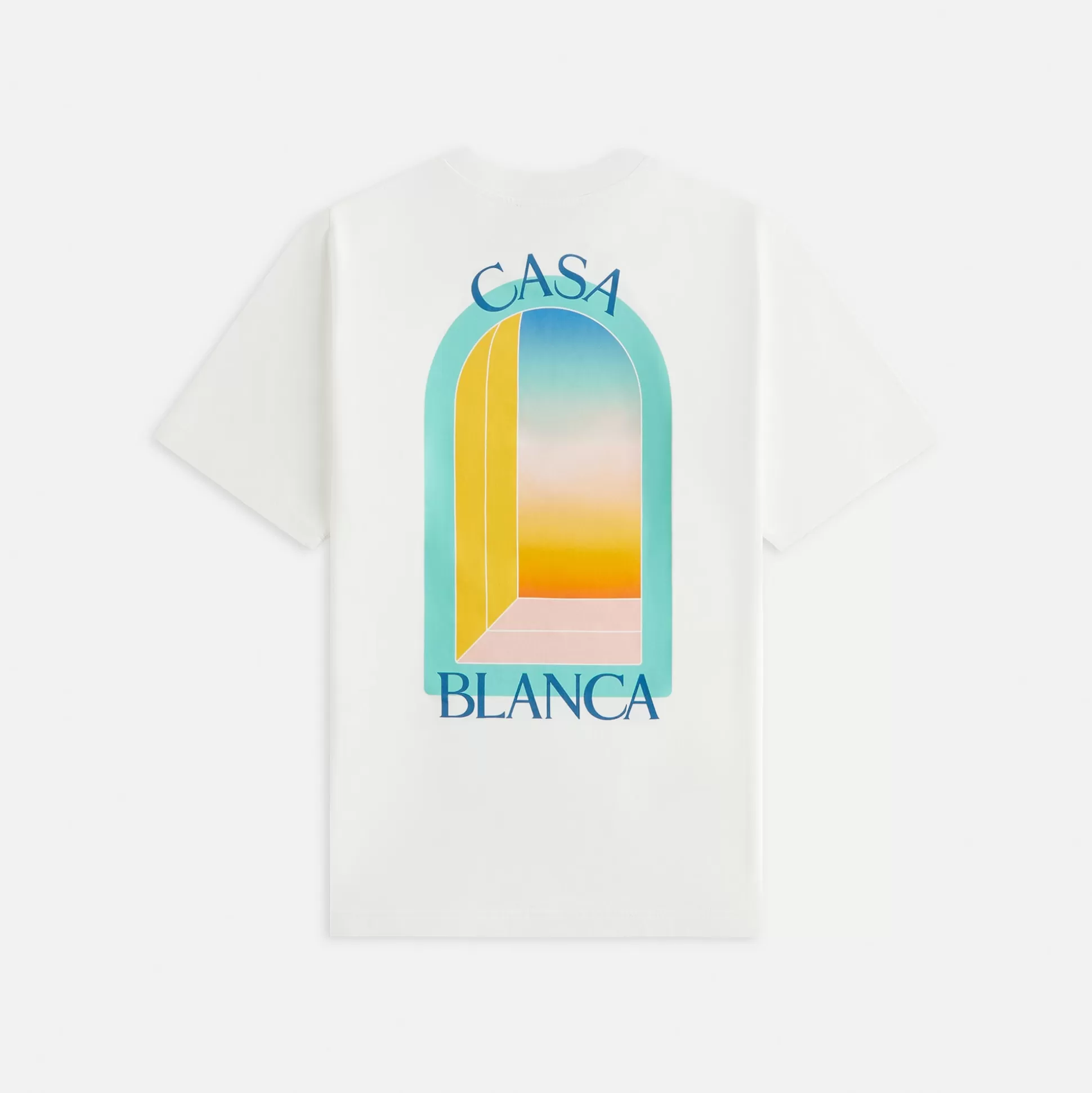 Cheap Casablanca l'arc coloré tee White